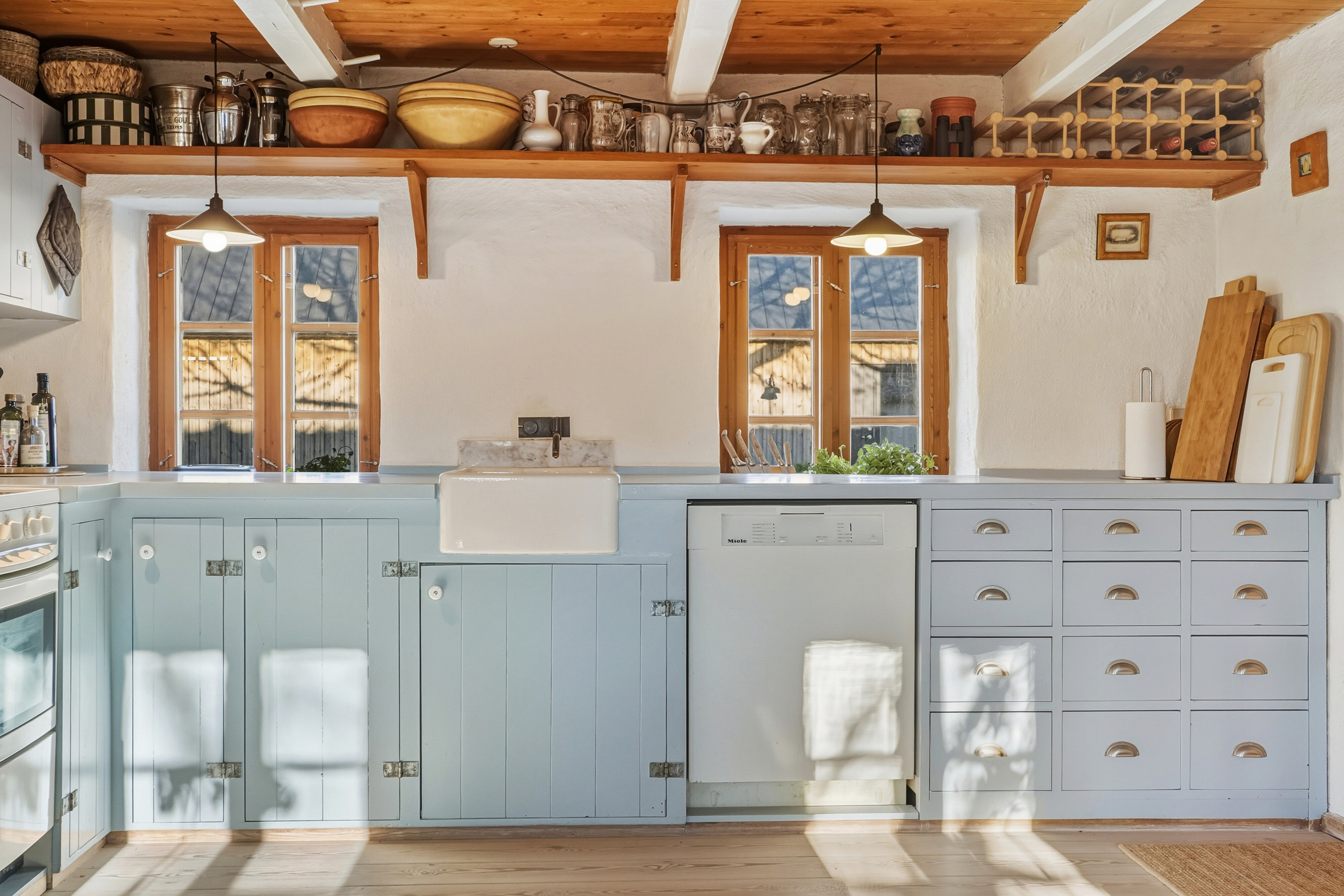 Fremhævet køkken billede i fuldskærmstilstand. Billede af Lyngevej 30, Lynge, 7741 Frøstrup