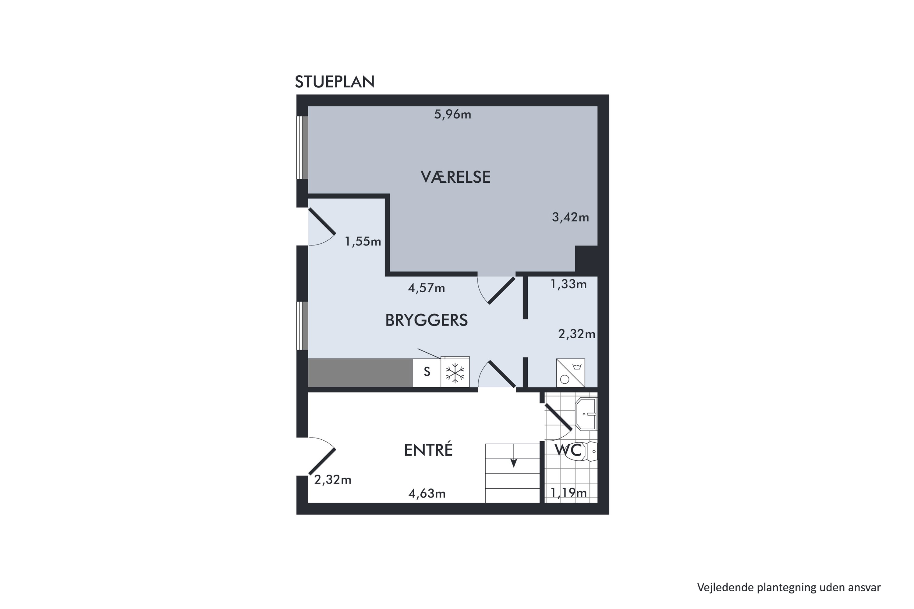Plantegninger billede af Parkvej 7C, 8920 Randers NV