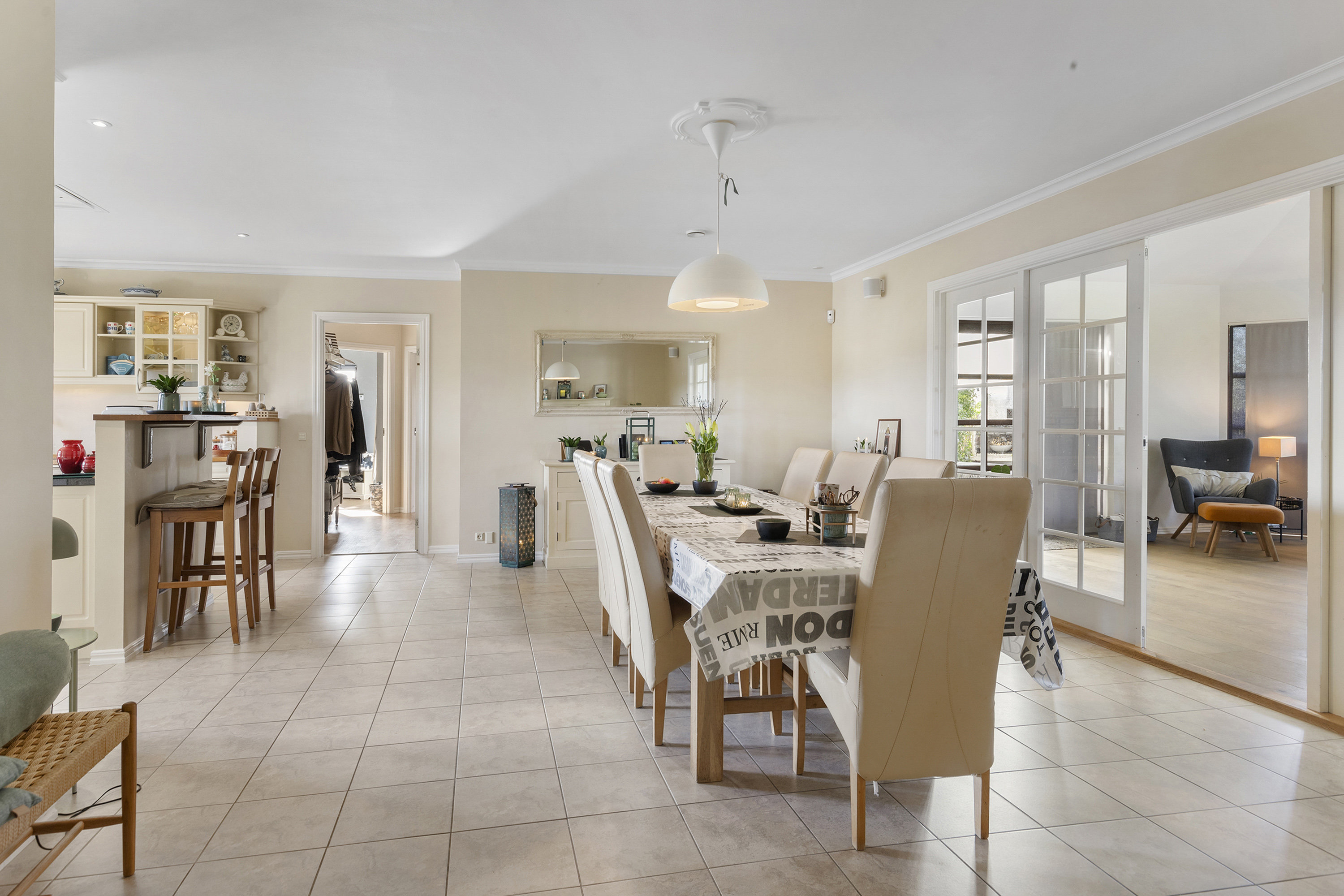 Fremhævet køkken alrum billede i fuldskærmstilstand. Billede af Rugmarken 162, 9690 Fjerritslev