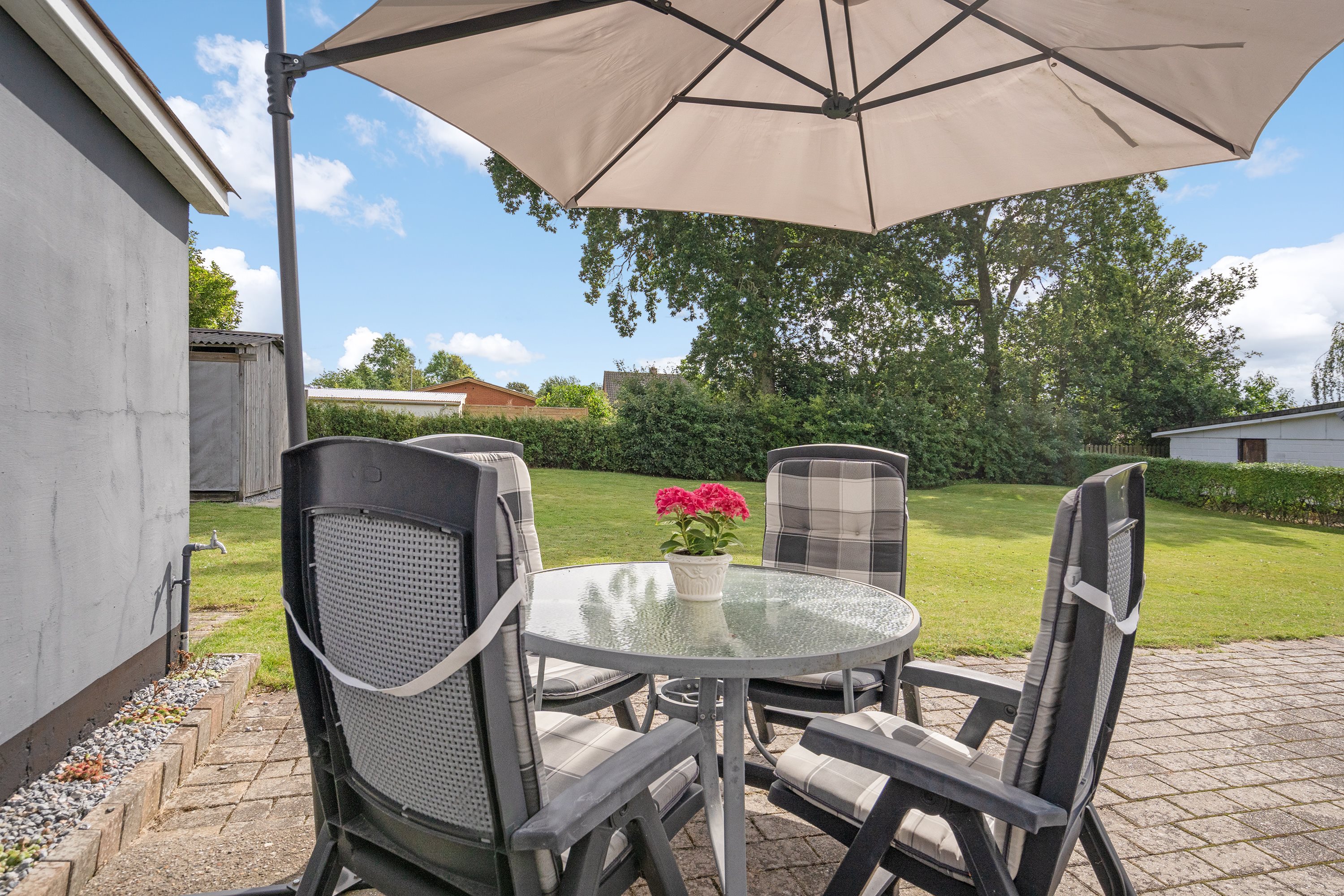 Fremhævet terrasse billede i fuldskærmstilstand. Billede af Vandværksvej 8, 9690 Fjerritslev