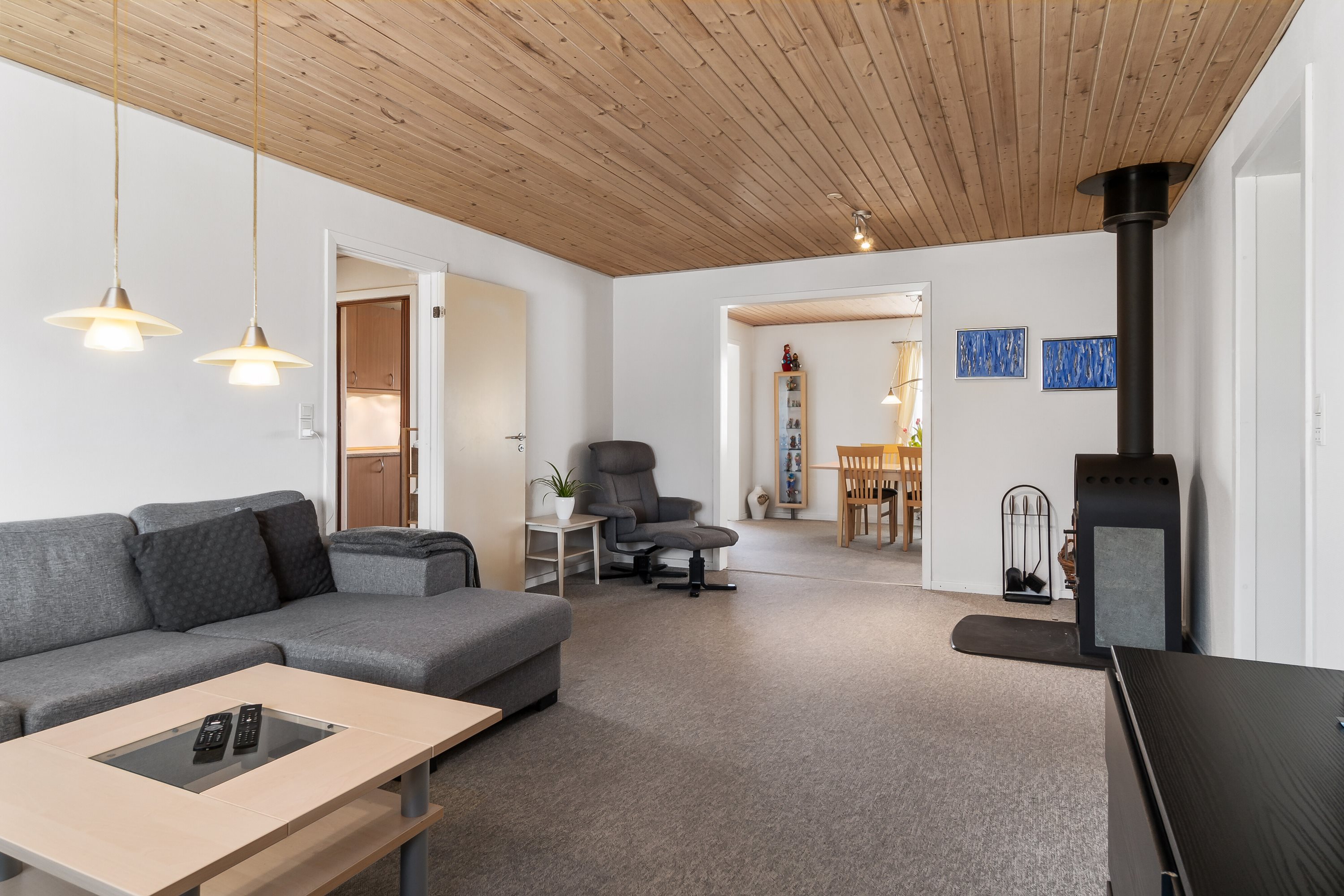 Fremhævet stue billede i fuldskærmstilstand. Billede af Vandværksvej 8, 9690 Fjerritslev