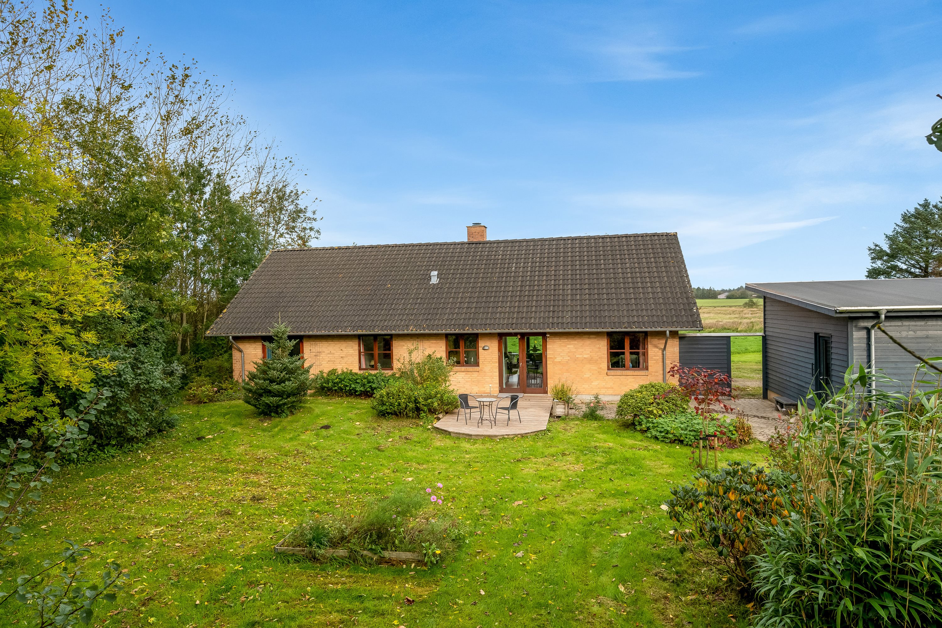 Fremhævet facade billede i fuldskærmstilstand. Billede af Torstedvej 96, 6980 Tim