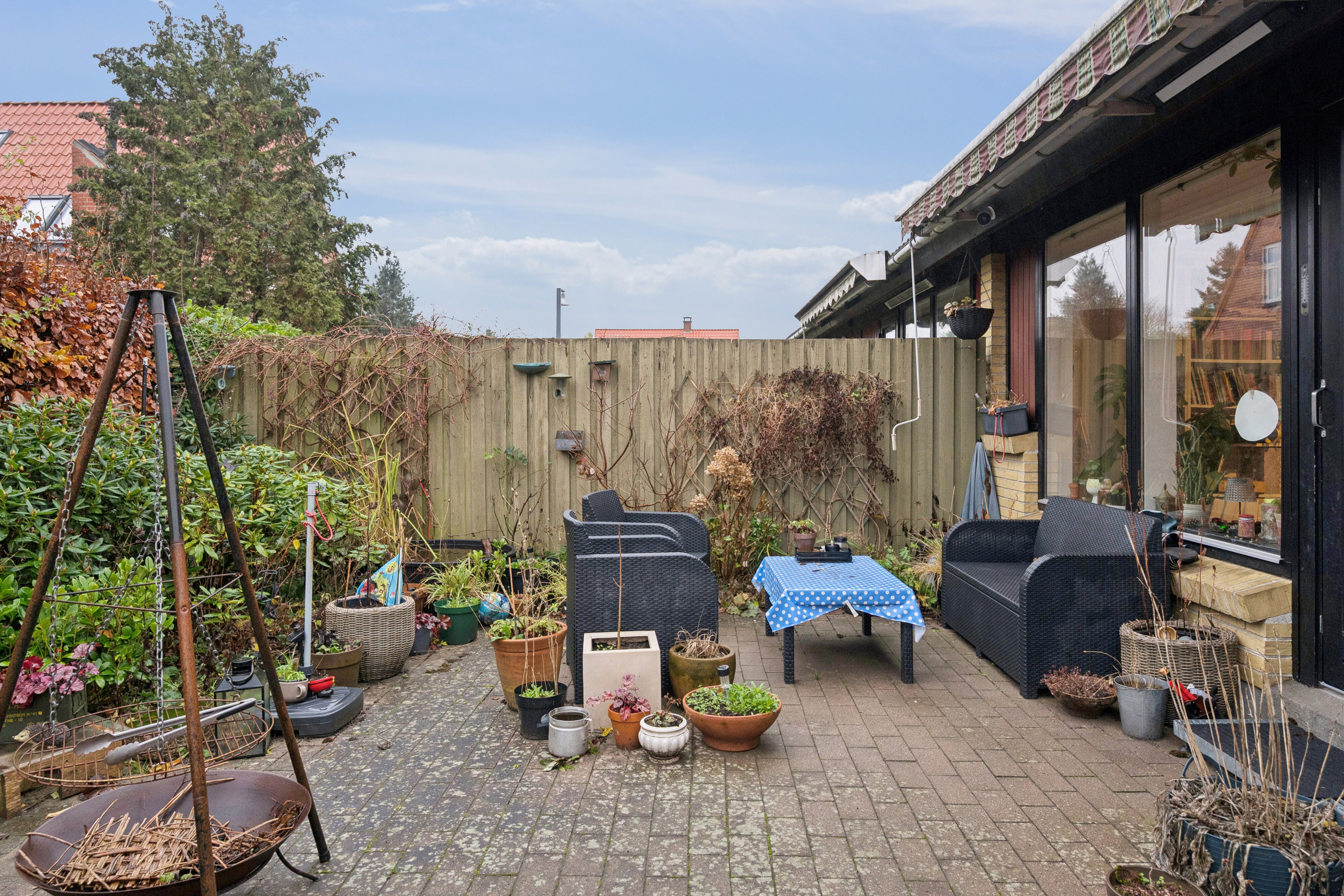 Fremhævet terrasse billede i fuldskærmstilstand. Billede af Grambyvej 47B, 2610 Rødovre