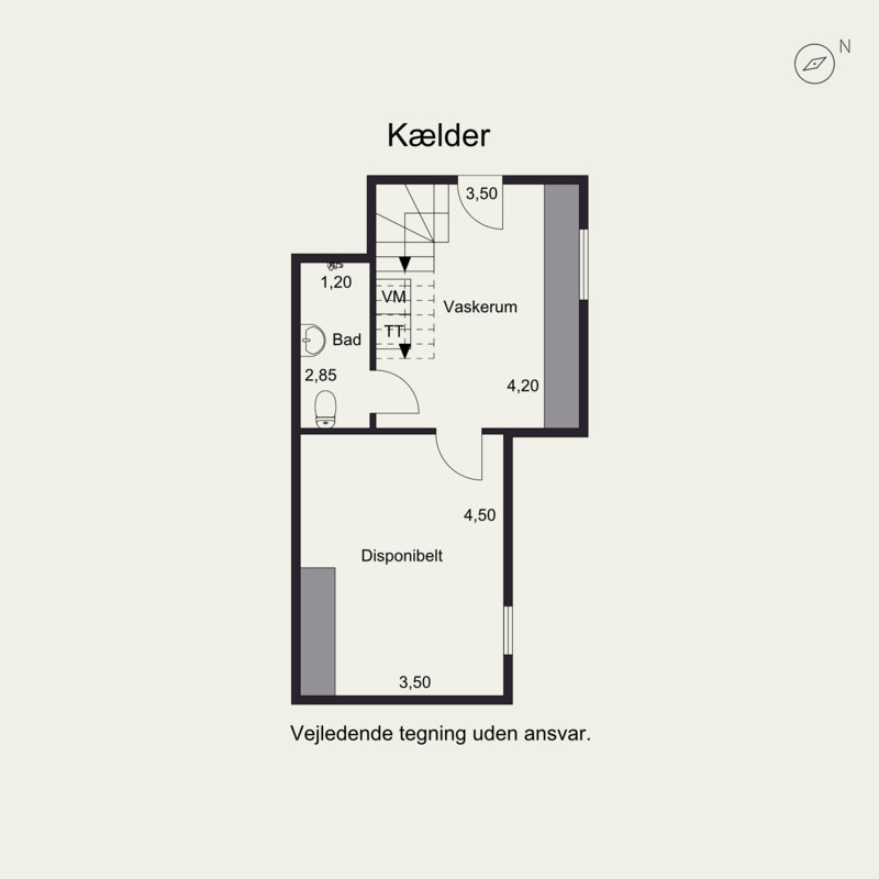 Plantegninger billede af Rønnebækengen 1, 2660 Brøndby Strand
