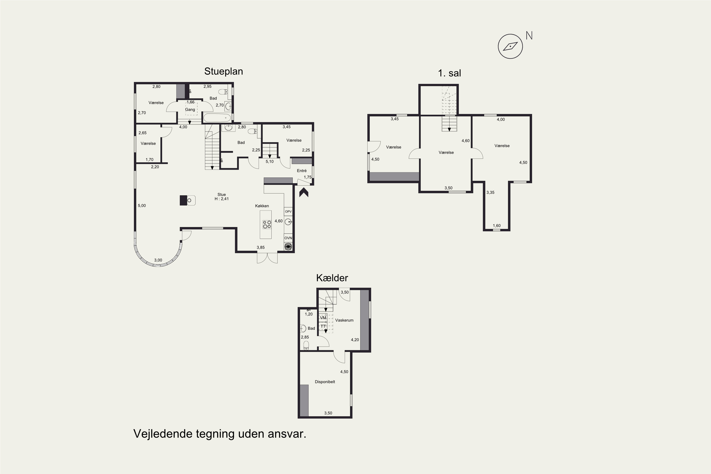 Plantegninger billede af Rønnebækengen 1, 2660 Brøndby Strand