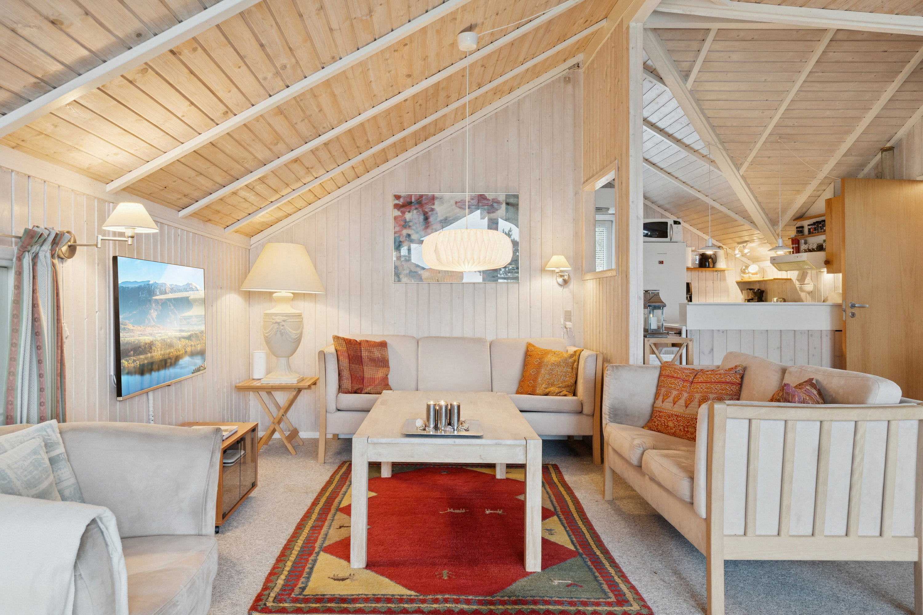 Fremhævet stue billede i fuldskærmstilstand. Billede af Helenevej 18, Drøsselbjerg, 4200 Slagelse