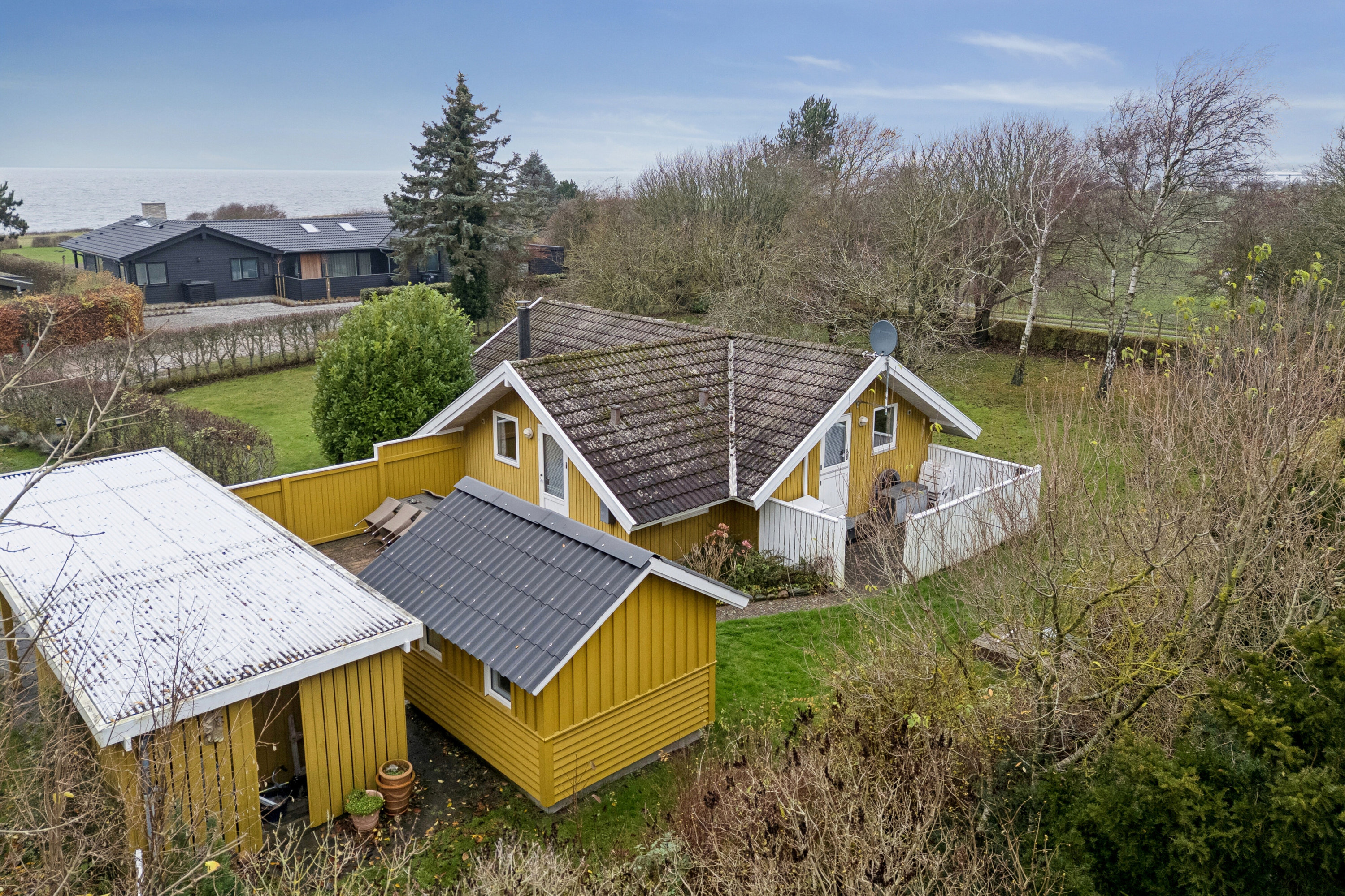 Fremhævet set fra vejen billede i fuldskærmstilstand. Billede af Helenevej 18, Drøsselbjerg, 4200 Slagelse