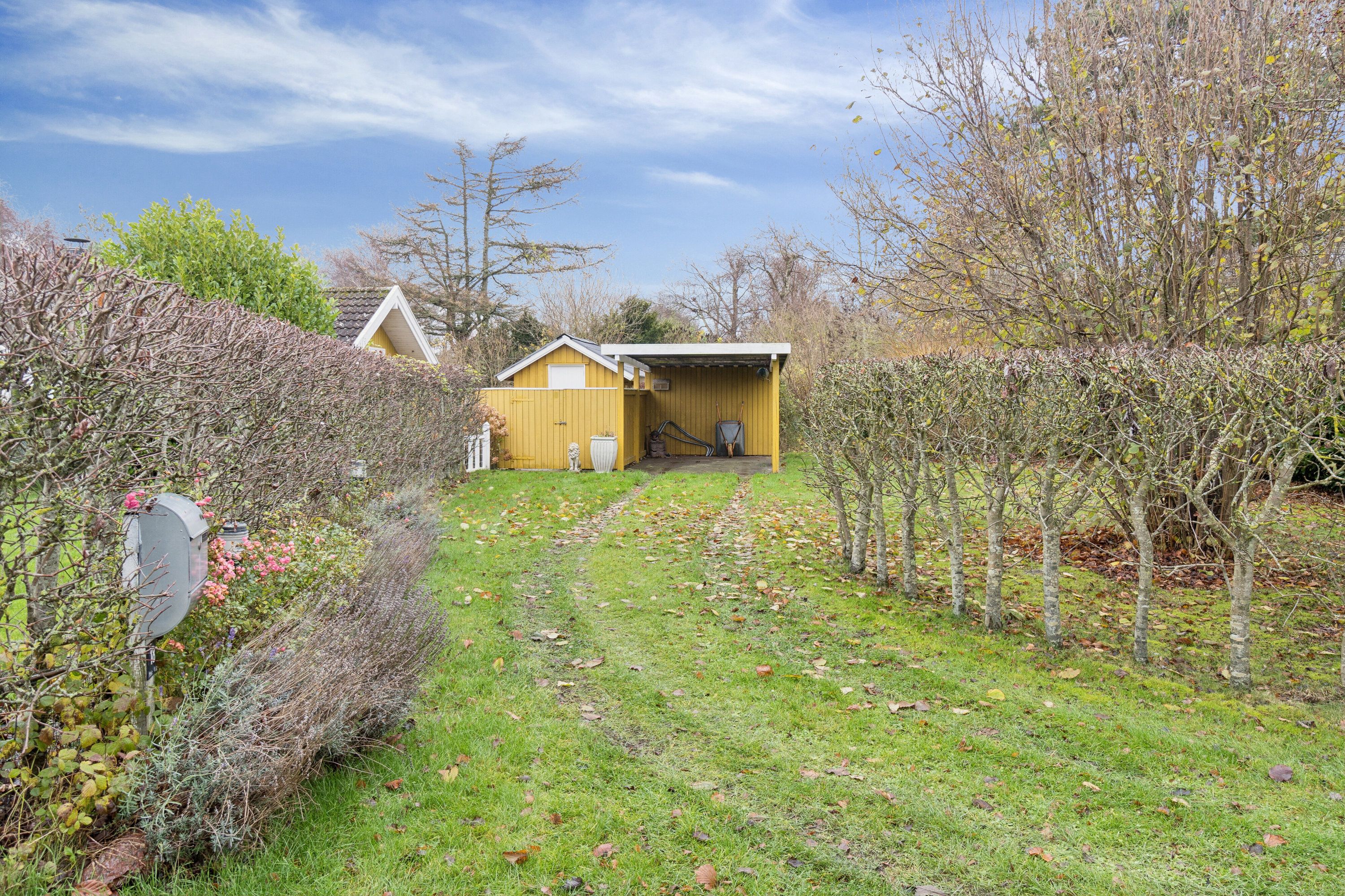 Fremhævet set fra haven billede i fuldskærmstilstand. Billede af Helenevej 18, Drøsselbjerg, 4200 Slagelse