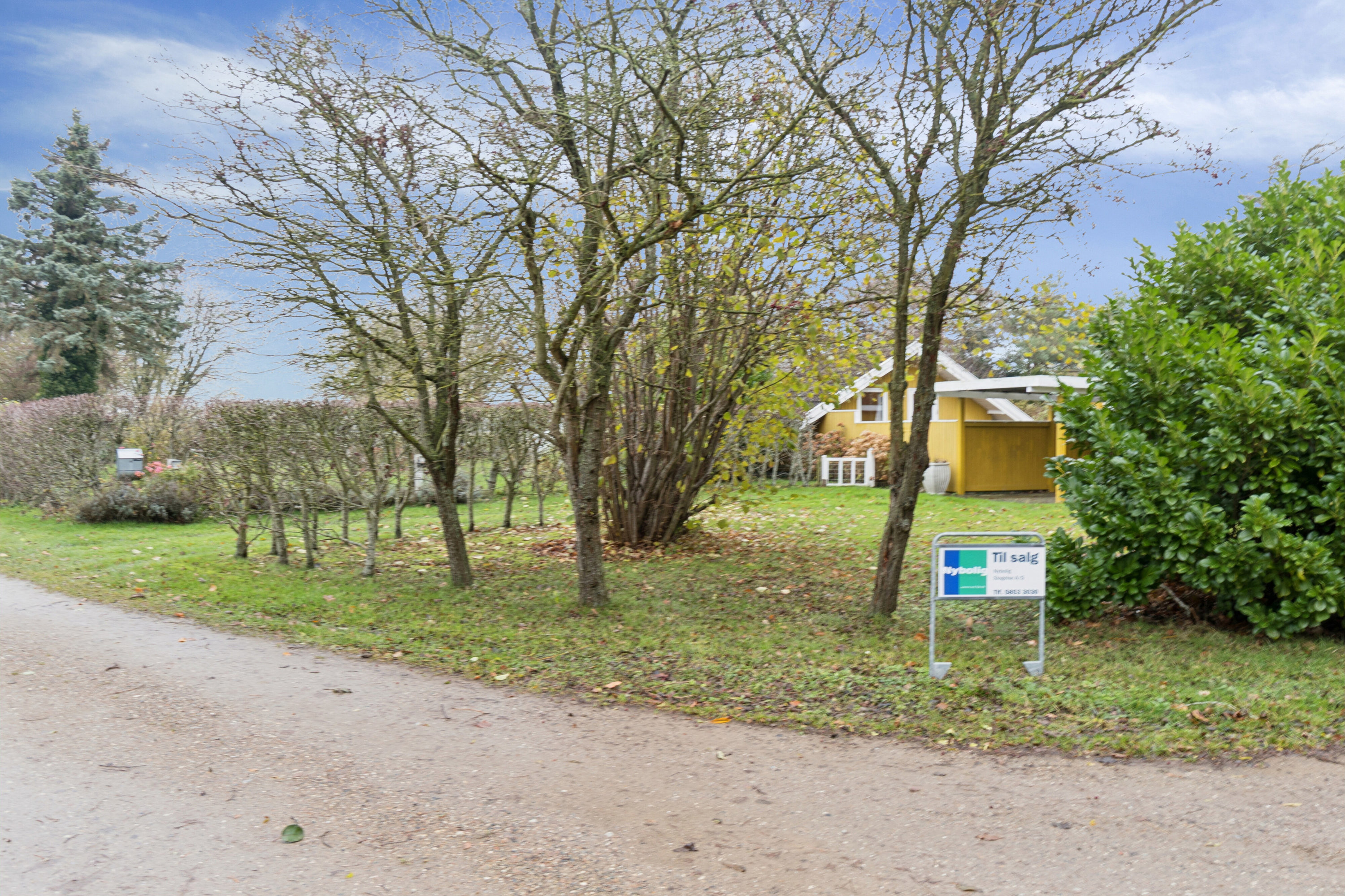 Fremhævet set fra vejen billede i fuldskærmstilstand. Billede af Helenevej 18, Drøsselbjerg, 4200 Slagelse