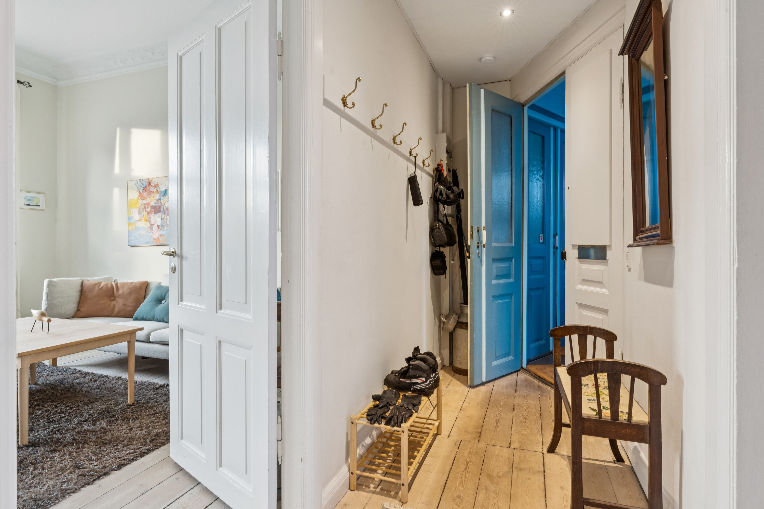 Fremhævet gang billede i fuldskærmstilstand. Billede af Nørregade 19, 2. tv., 9000 Aalborg