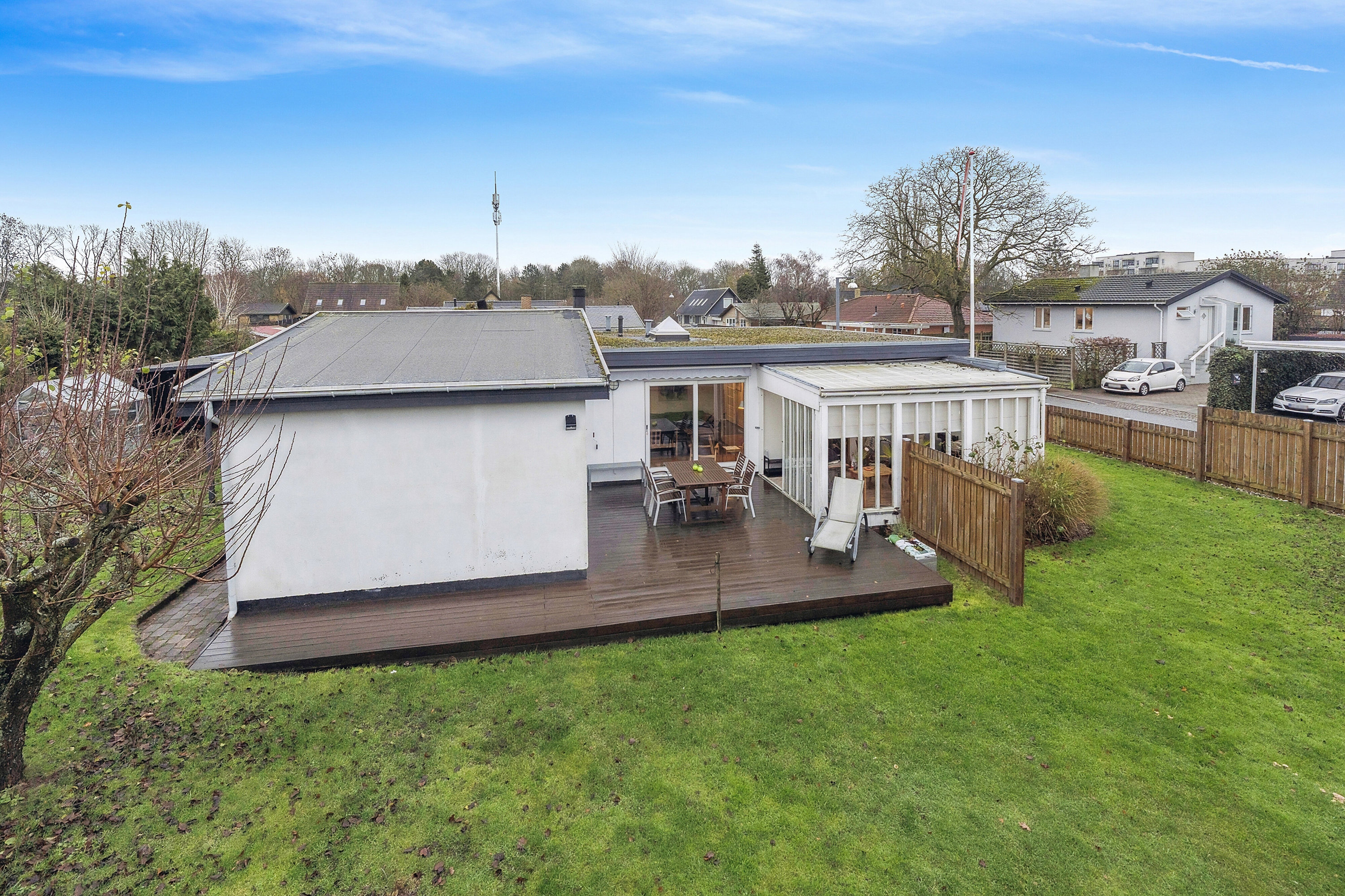 Fremhævet luftfoto billede i fuldskærmstilstand. Billede af Munktoftevej 9, 2610 Rødovre