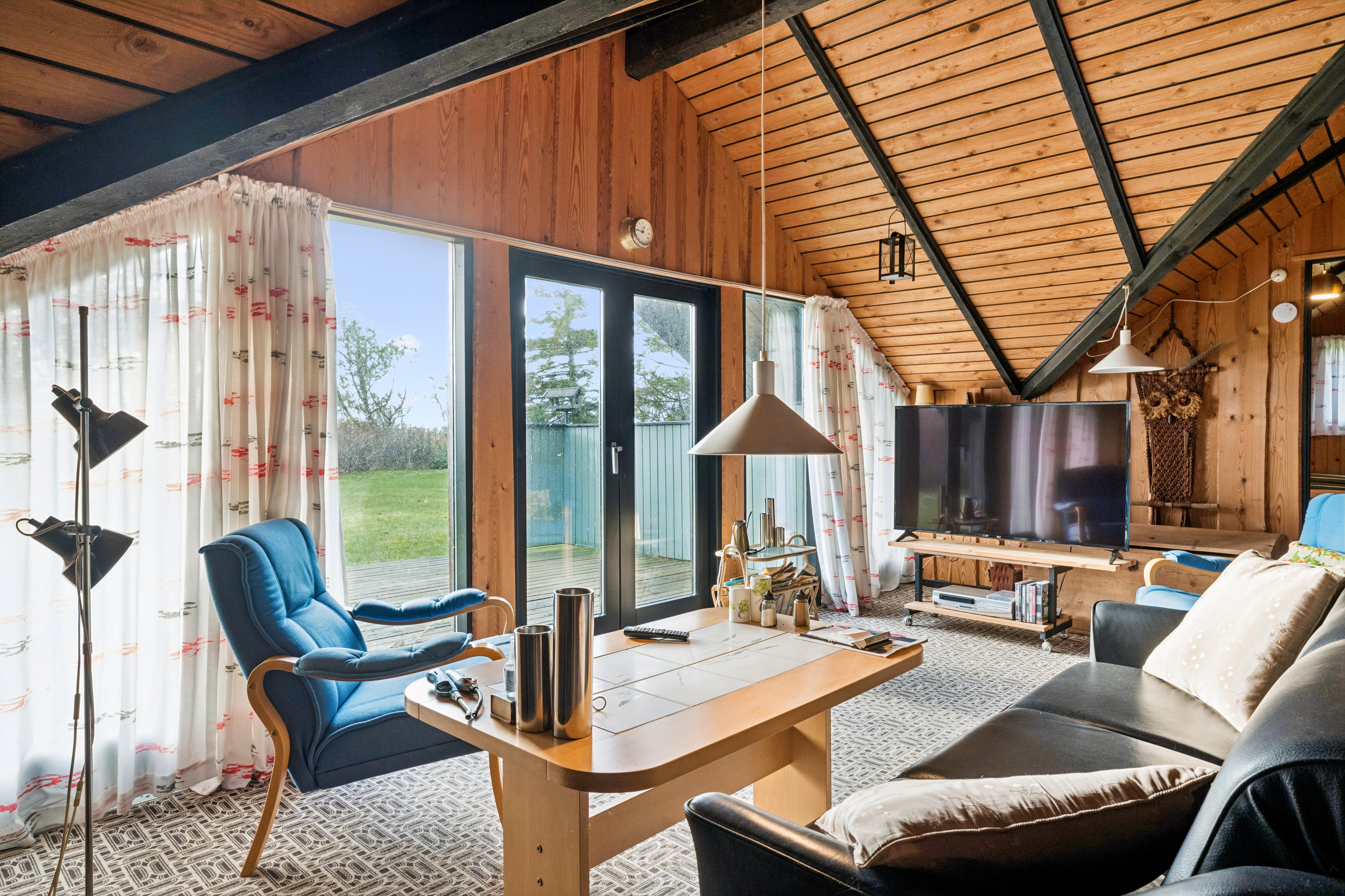 Fremhævet stue billede i fuldskærmstilstand. Billede af Keldbækvej 35, 9240 Nibe