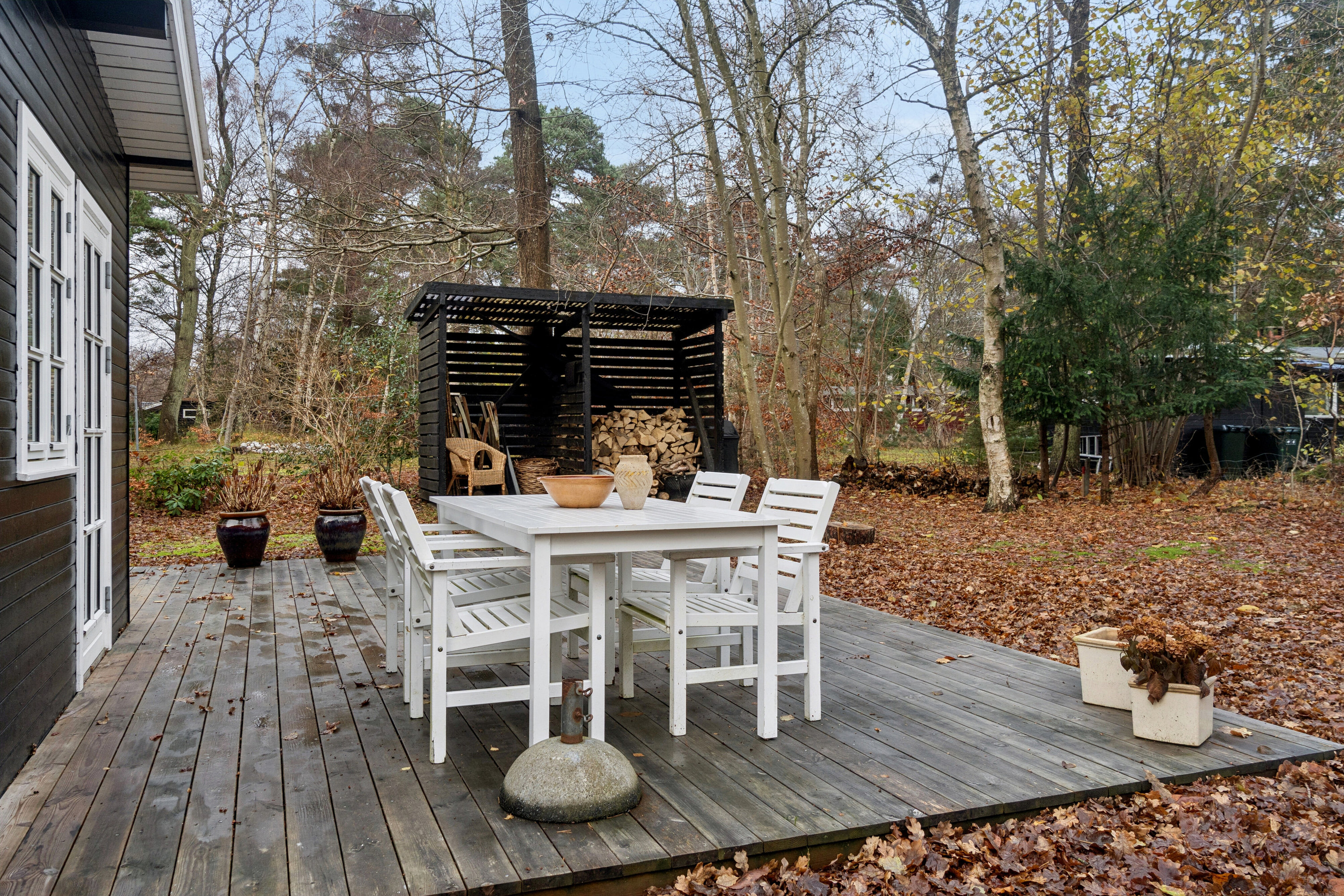 Fremhævet terrasse billede i fuldskærmstilstand. Billede af Porsevej 8, 4500 Nykøbing Sj