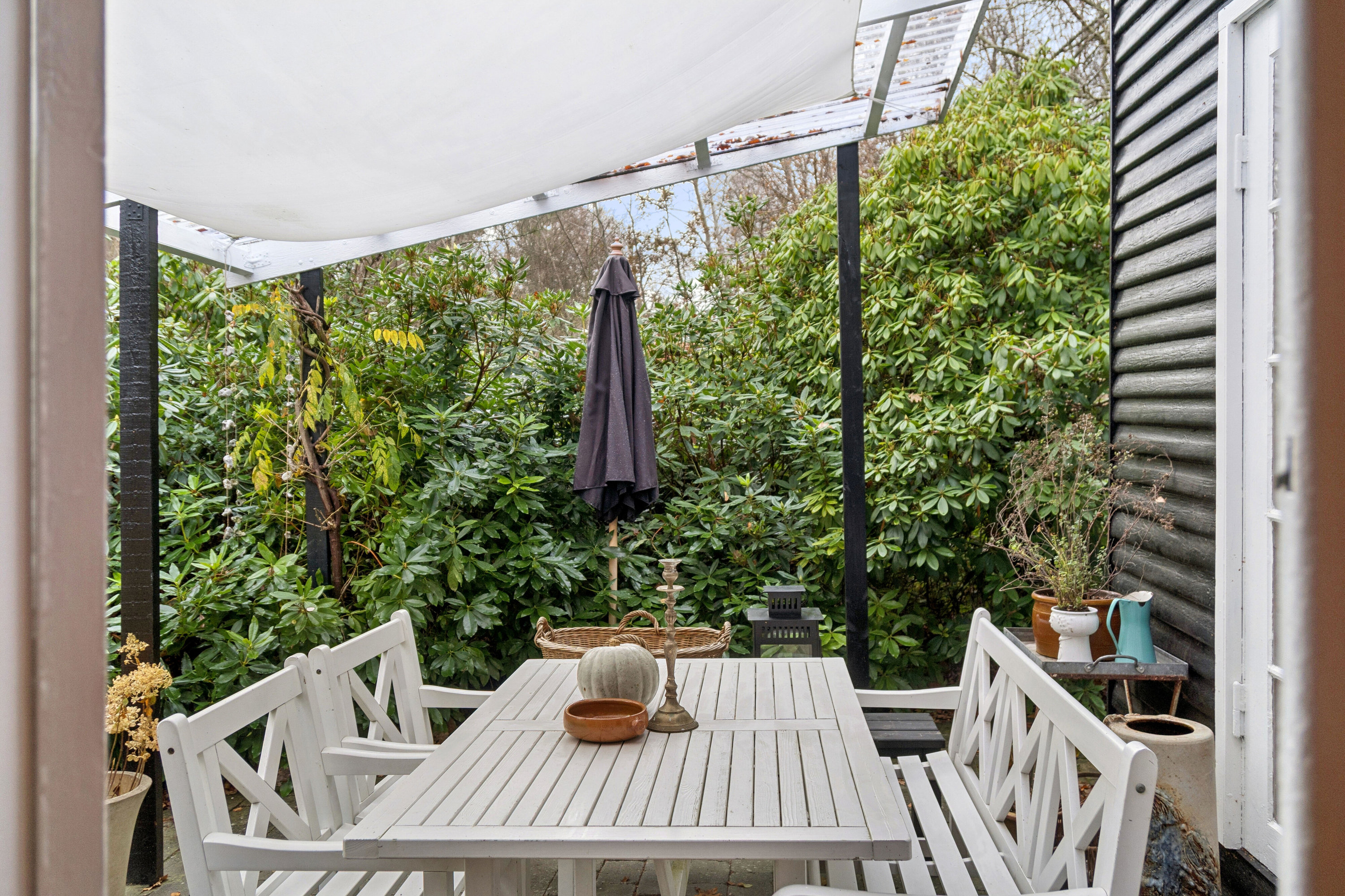 Fremhævet overdækket terrasse billede i fuldskærmstilstand. Billede af Porsevej 8, 4500 Nykøbing Sj