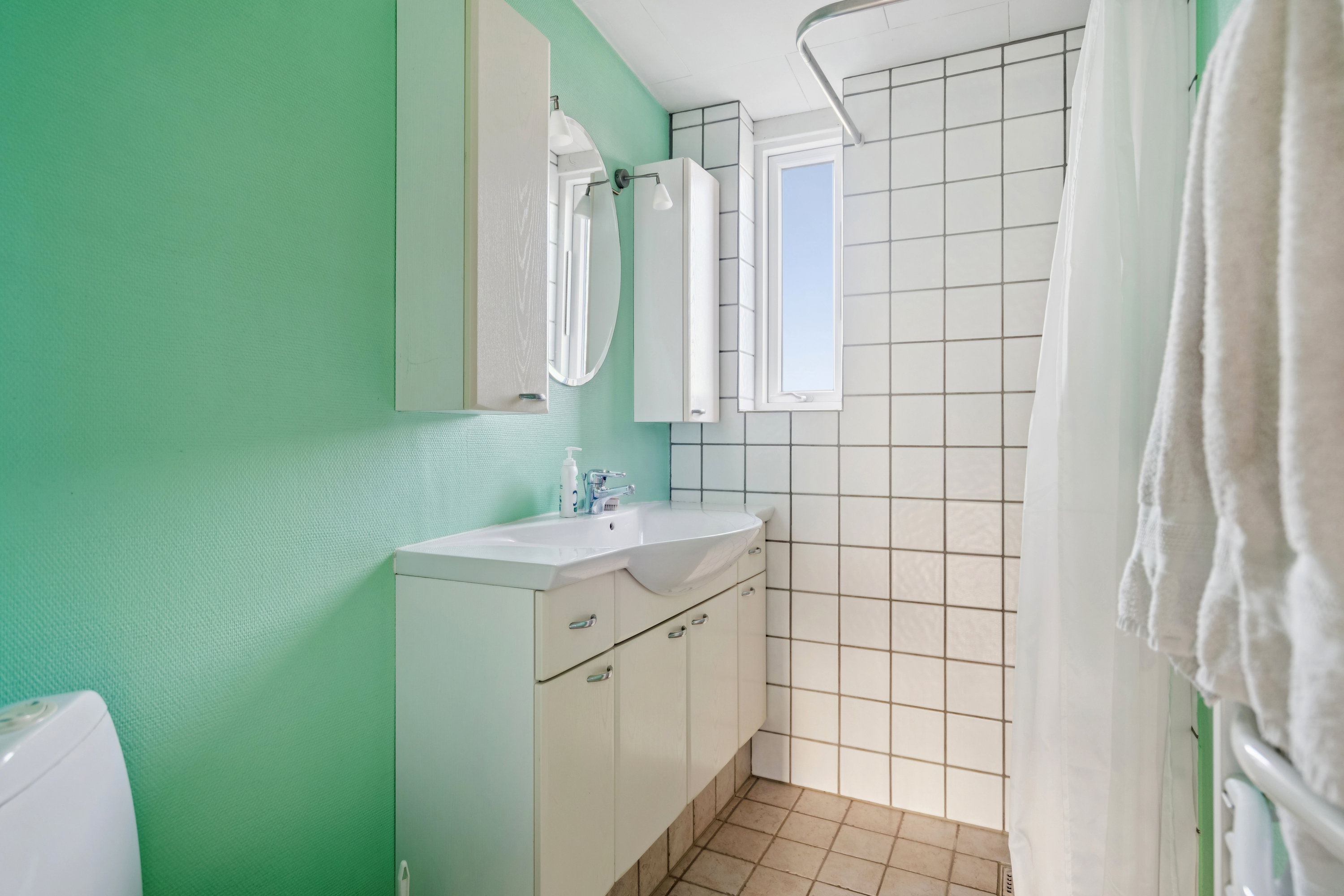 Fremhævet badeværelse billede i fuldskærmstilstand. Billede af Fanøgade 26, 9850 Hirtshals