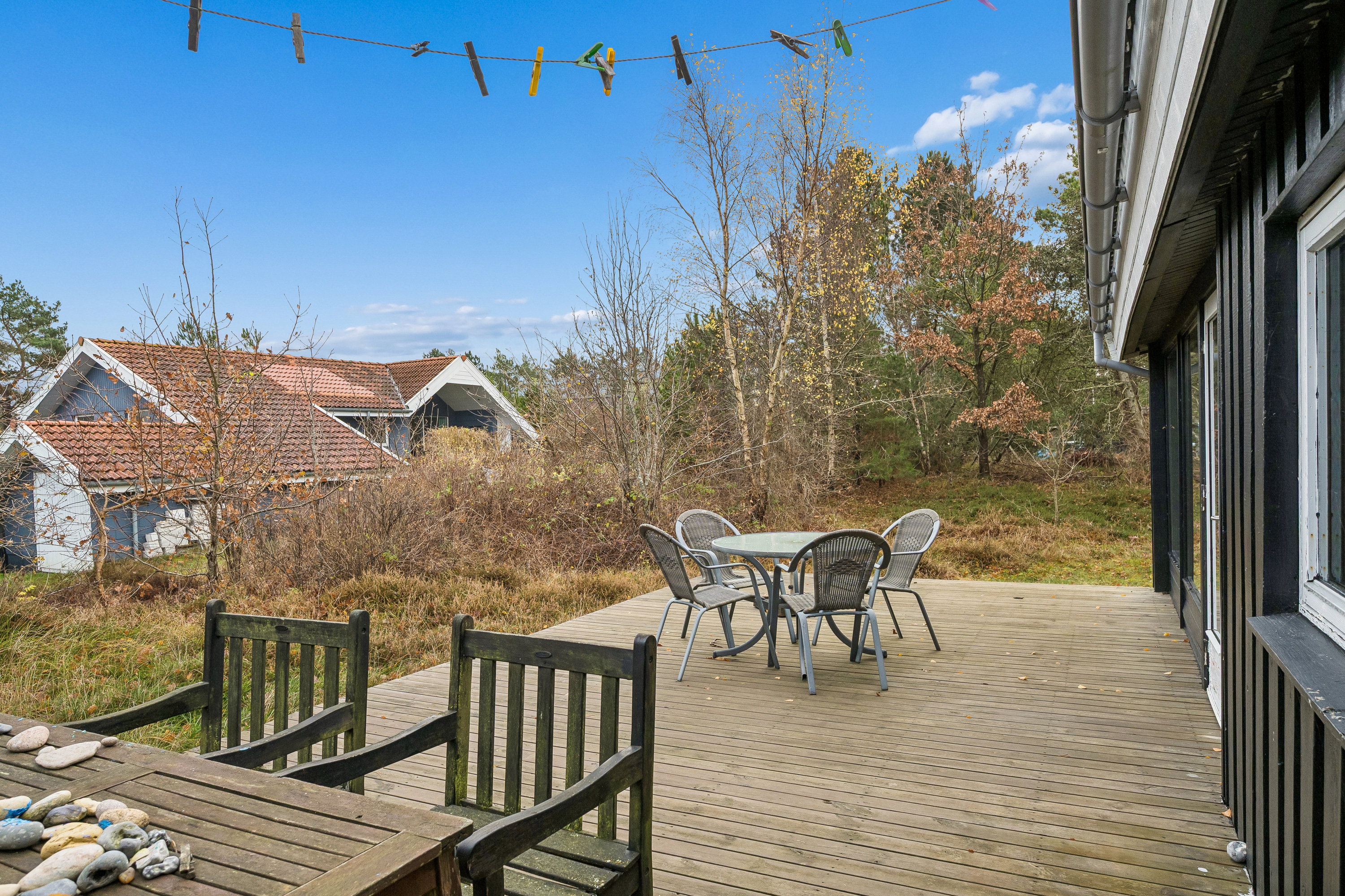Fremhævet terrasse billede i fuldskærmstilstand. Billede af Aresvej 4, Boeslum Strand, 8400 Ebeltoft