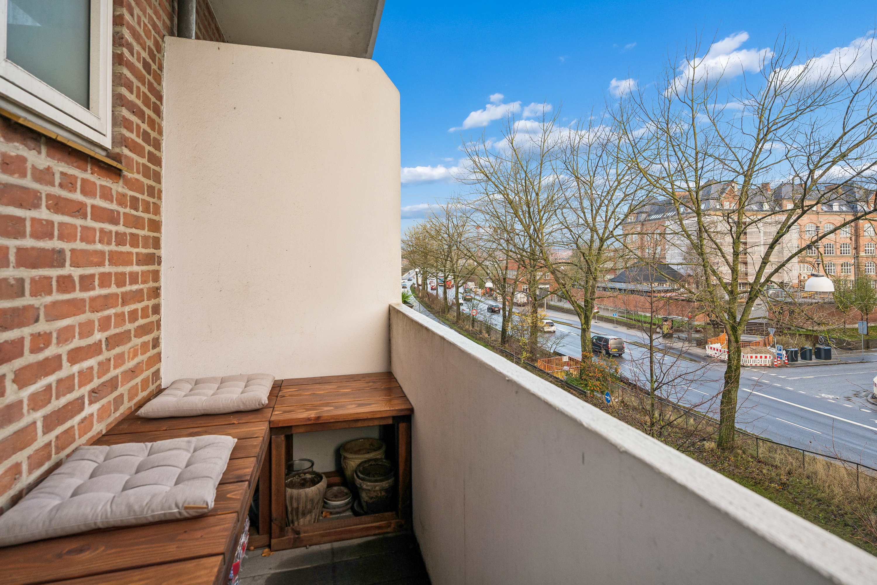 Fremhævet altan billede i fuldskærmstilstand. Billede af Søndre Ringgade 61, 2. th., 8000 Aarhus C