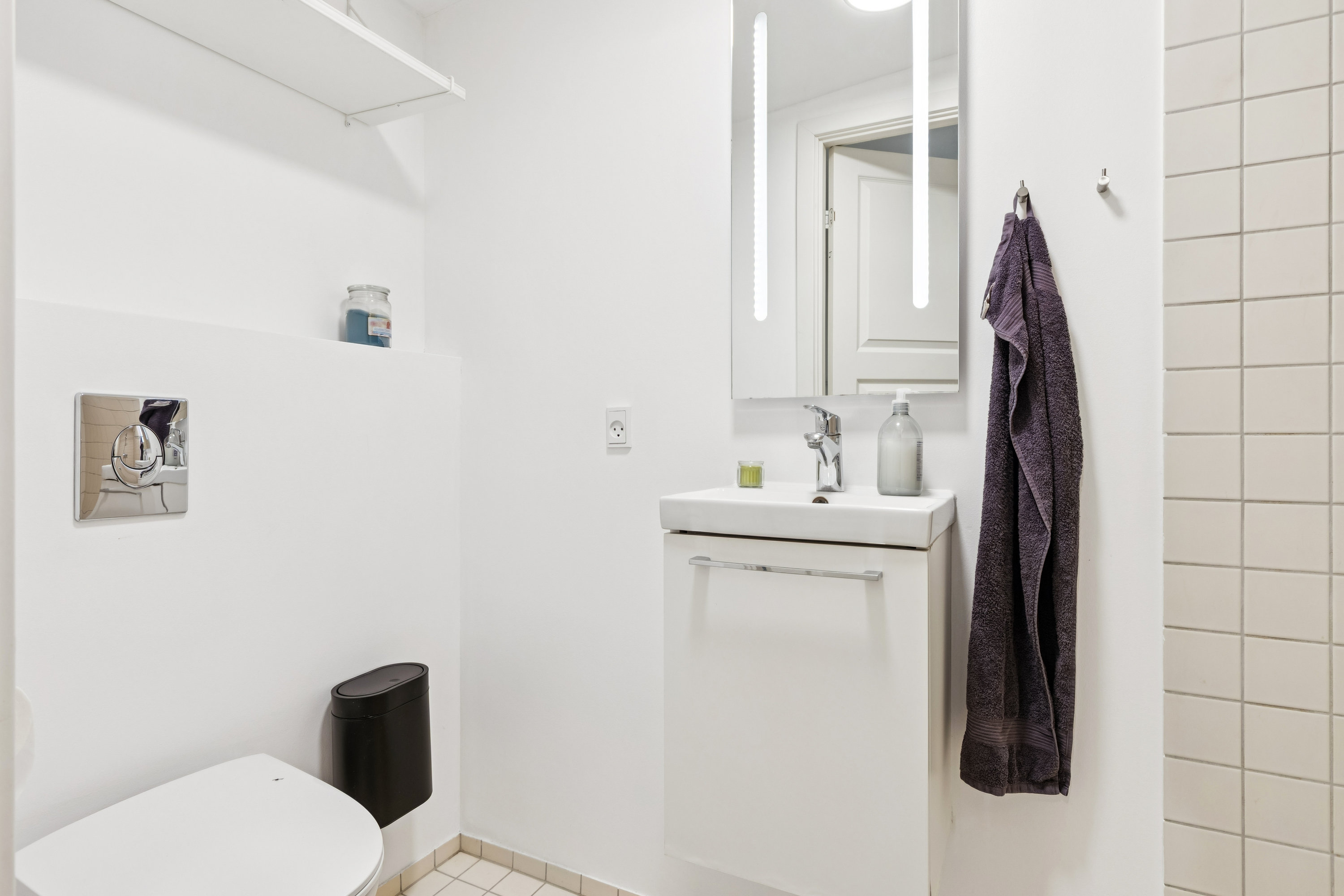 Fremhævet badeværelse billede i fuldskærmstilstand. Billede af Trønningevej 10, Kundby, 4520 Svinninge