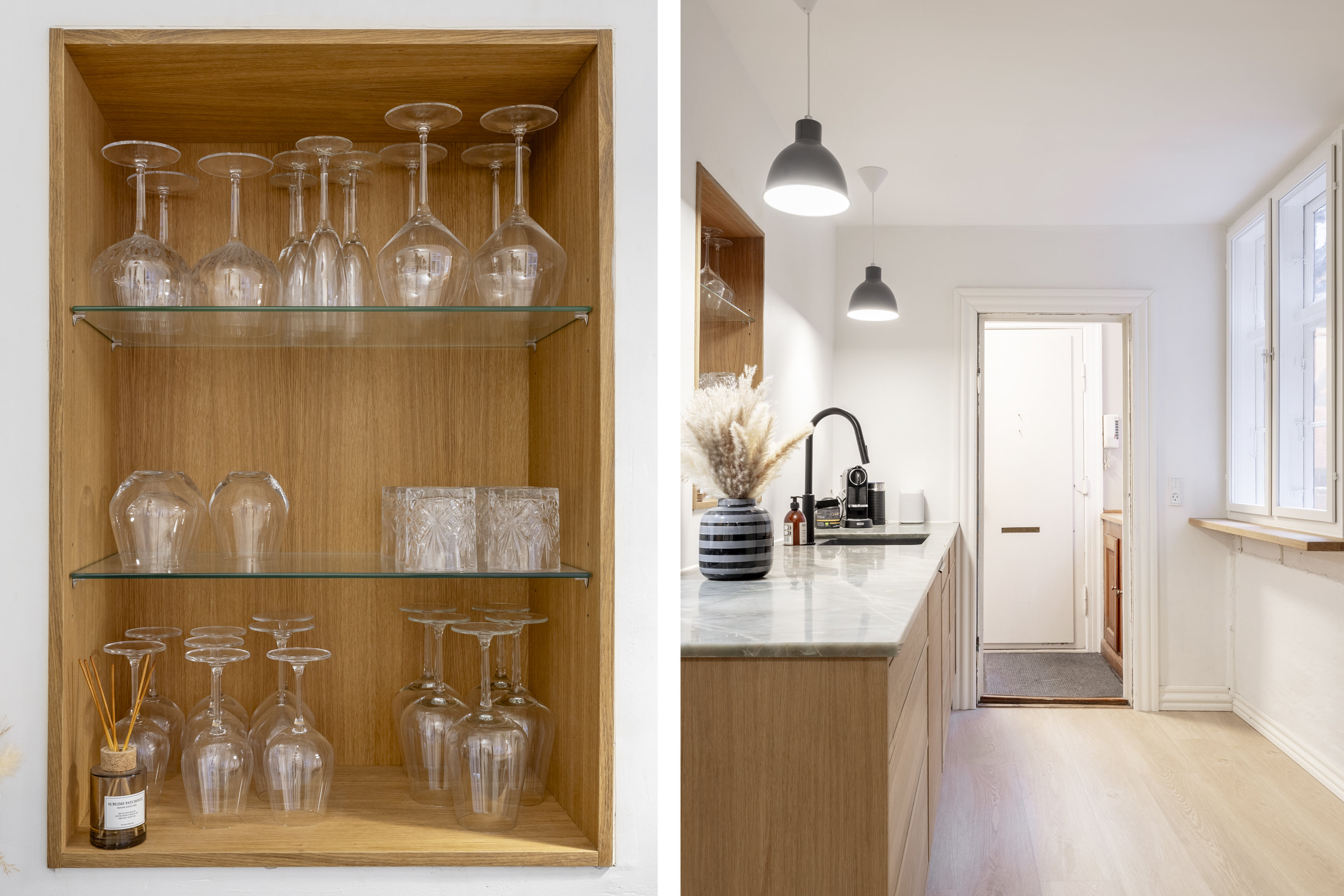 Fremhævet køkken billede i fuldskærmstilstand. Billede af Gammel Mønt 19, 1., 1117 København K