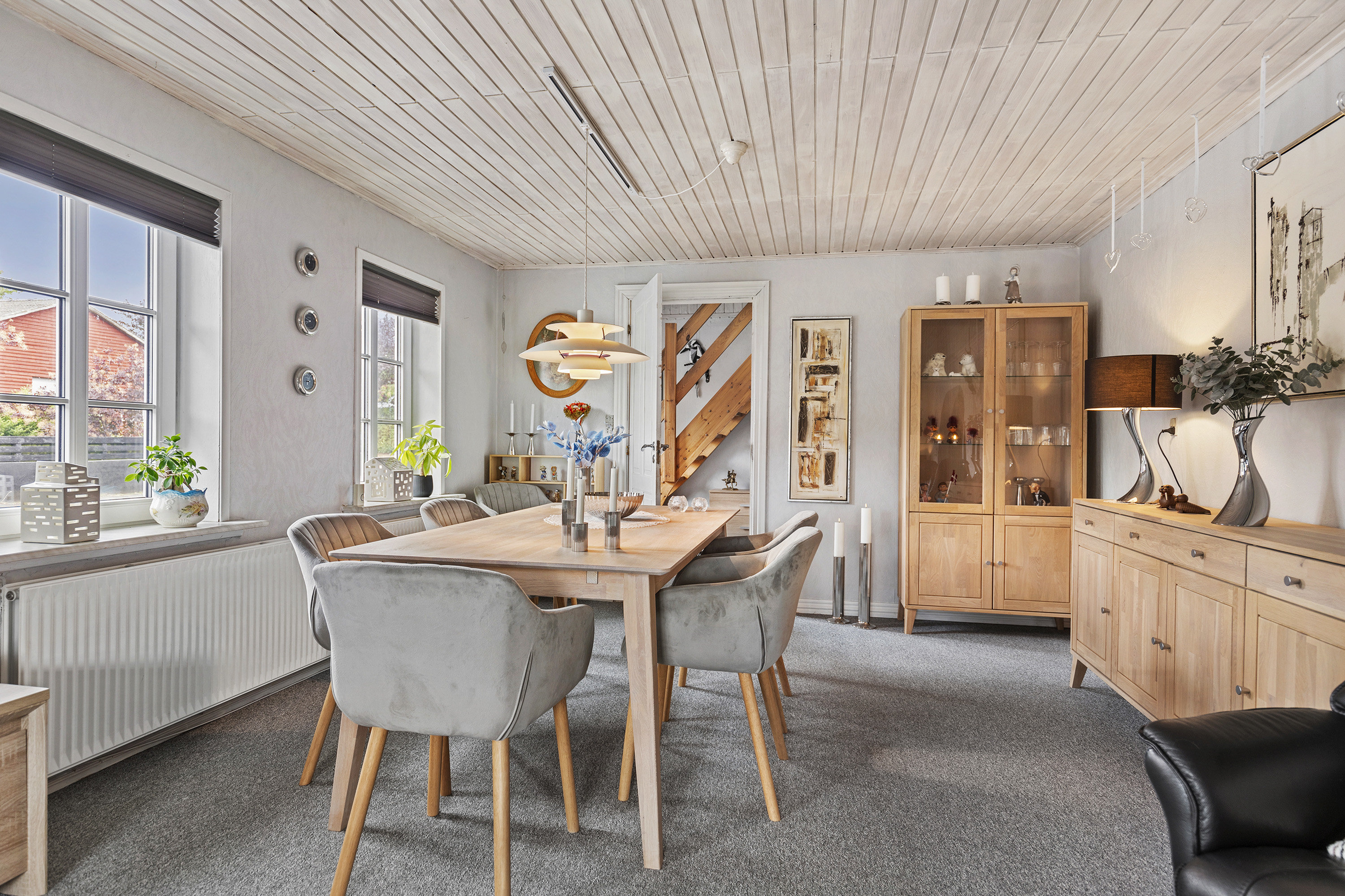 Fremhævet spisestue billede i fuldskærmstilstand. Billede af Oddevej 53, Klim, 9690 Fjerritslev