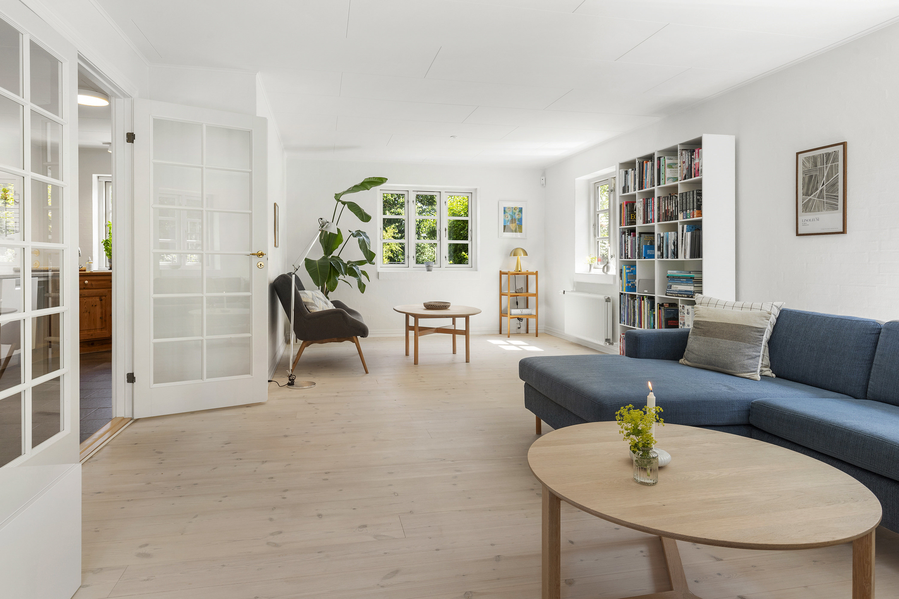 Fremhævet stue billede i fuldskærmstilstand. Billede af Vangvejen 8, Trekroner, 9690 Fjerritslev