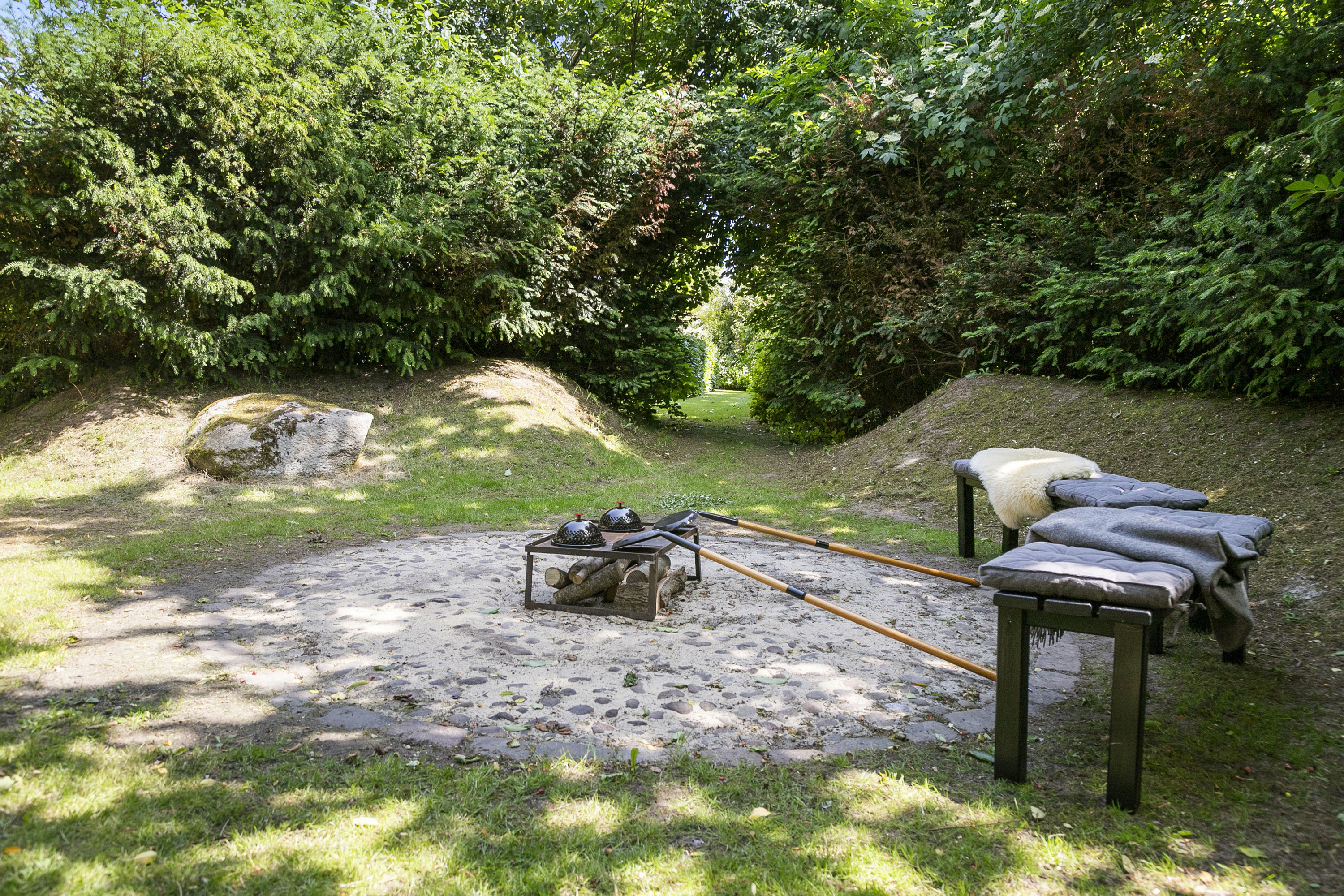 Fremhævet bålsted  billede i fuldskærmstilstand. Billede af Vangvejen 8, Trekroner, 9690 Fjerritslev