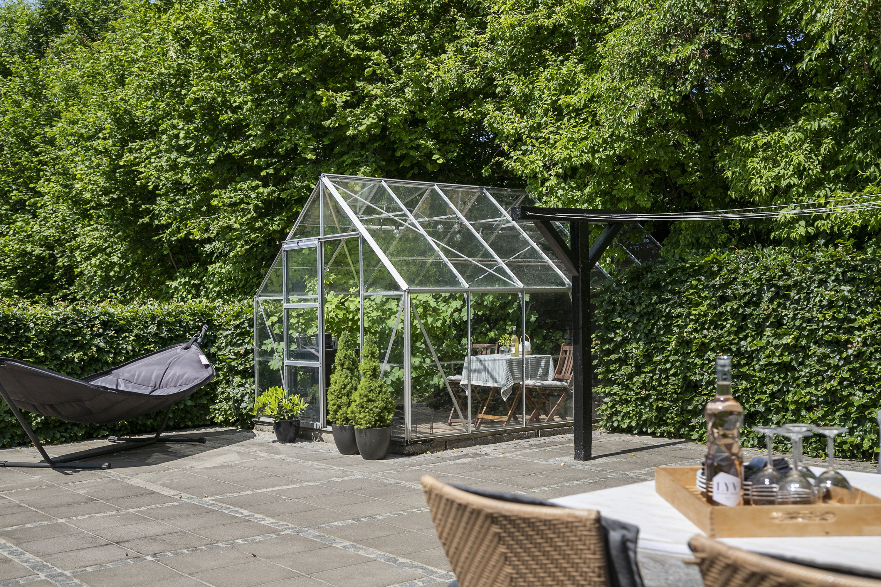 Fremhævet terrasse billede i fuldskærmstilstand. Billede af Vangvejen 8, Trekroner, 9690 Fjerritslev