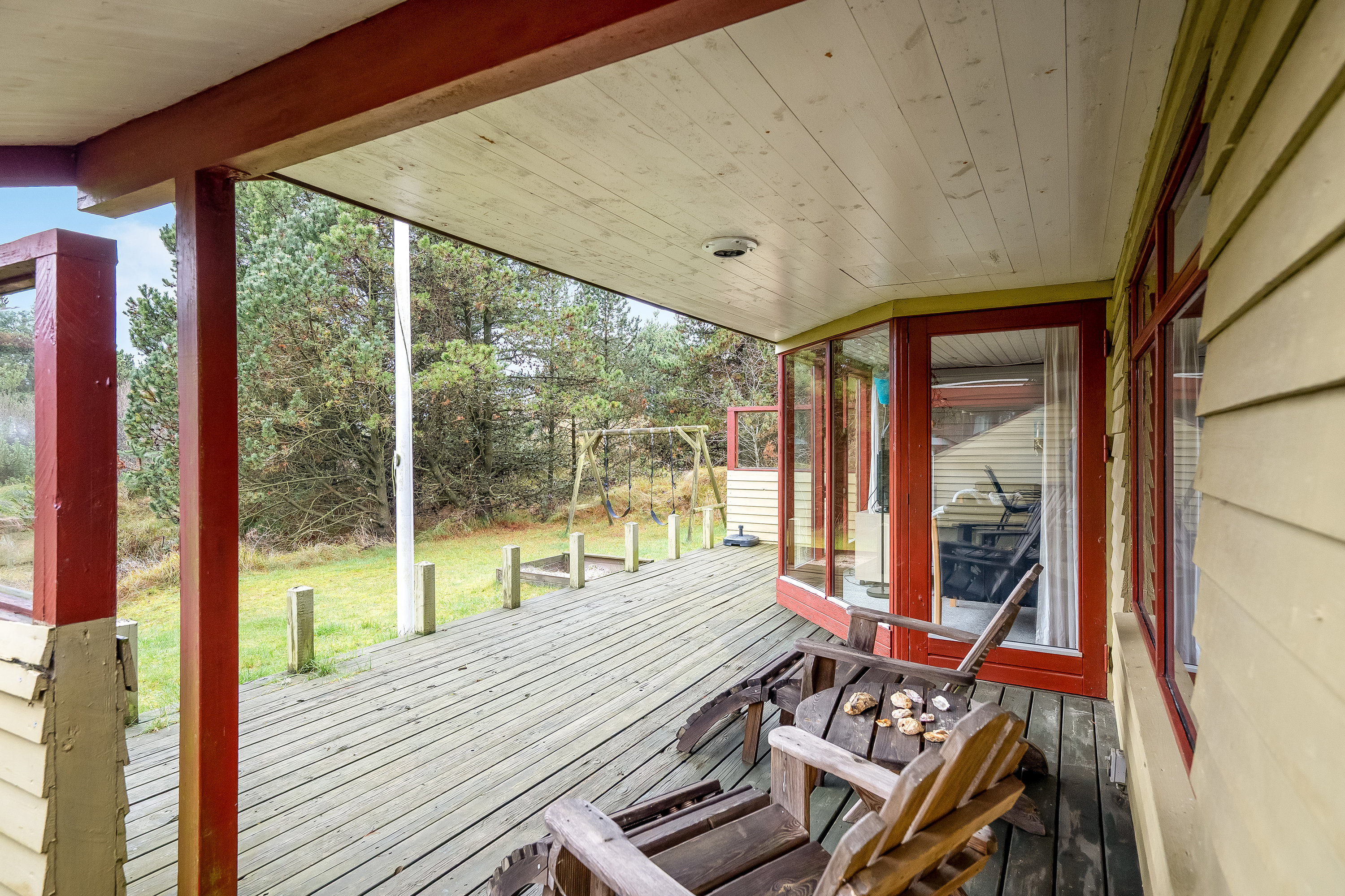 Fremhævet overdækket terrasse billede i fuldskærmstilstand. Billede af Ringvejen 77, Bolilmark, 6792 Rømø