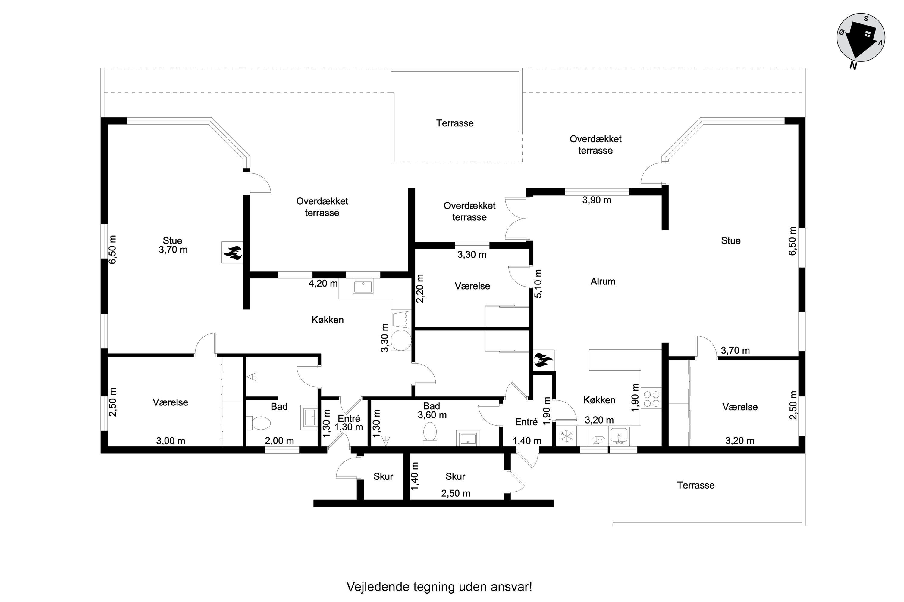 Plantegninger billede af Ringvejen 77, Bolilmark, 6792 Rømø