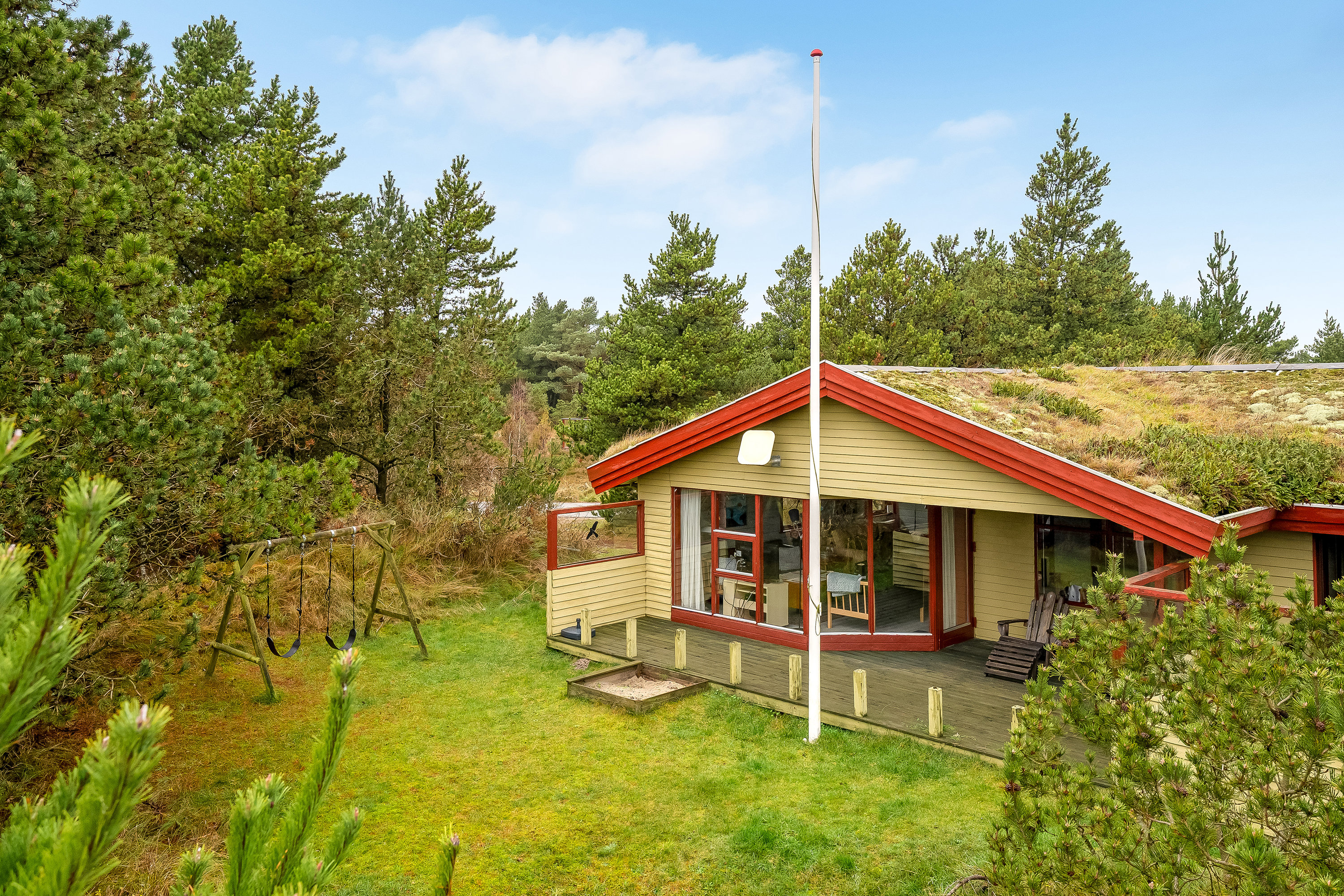 Fremhævet facade billede i fuldskærmstilstand. Billede af Ringvejen 77, Bolilmark, 6792 Rømø