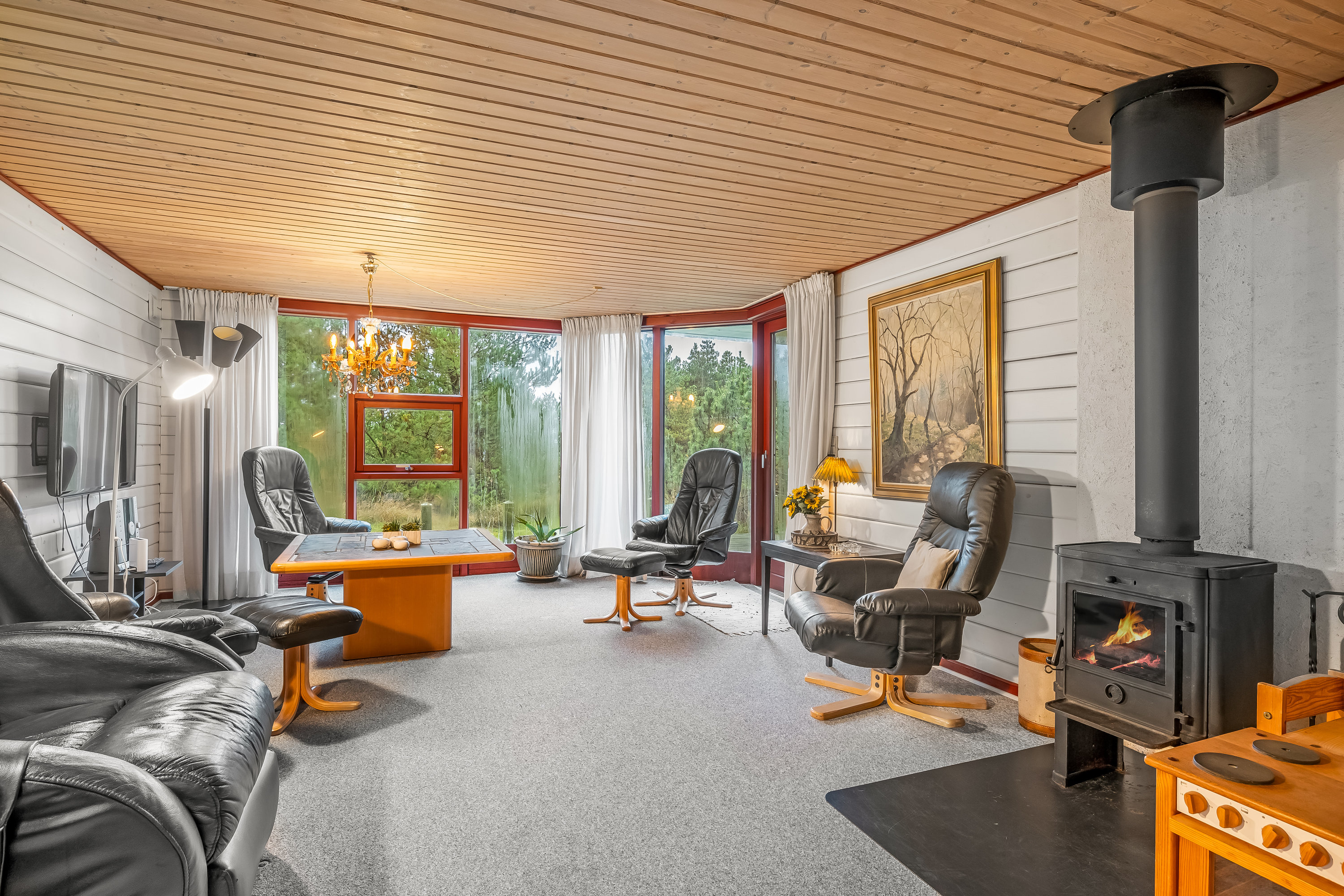 Fremhævet stue billede i fuldskærmstilstand. Billede af Ringvejen 77, Bolilmark, 6792 Rømø