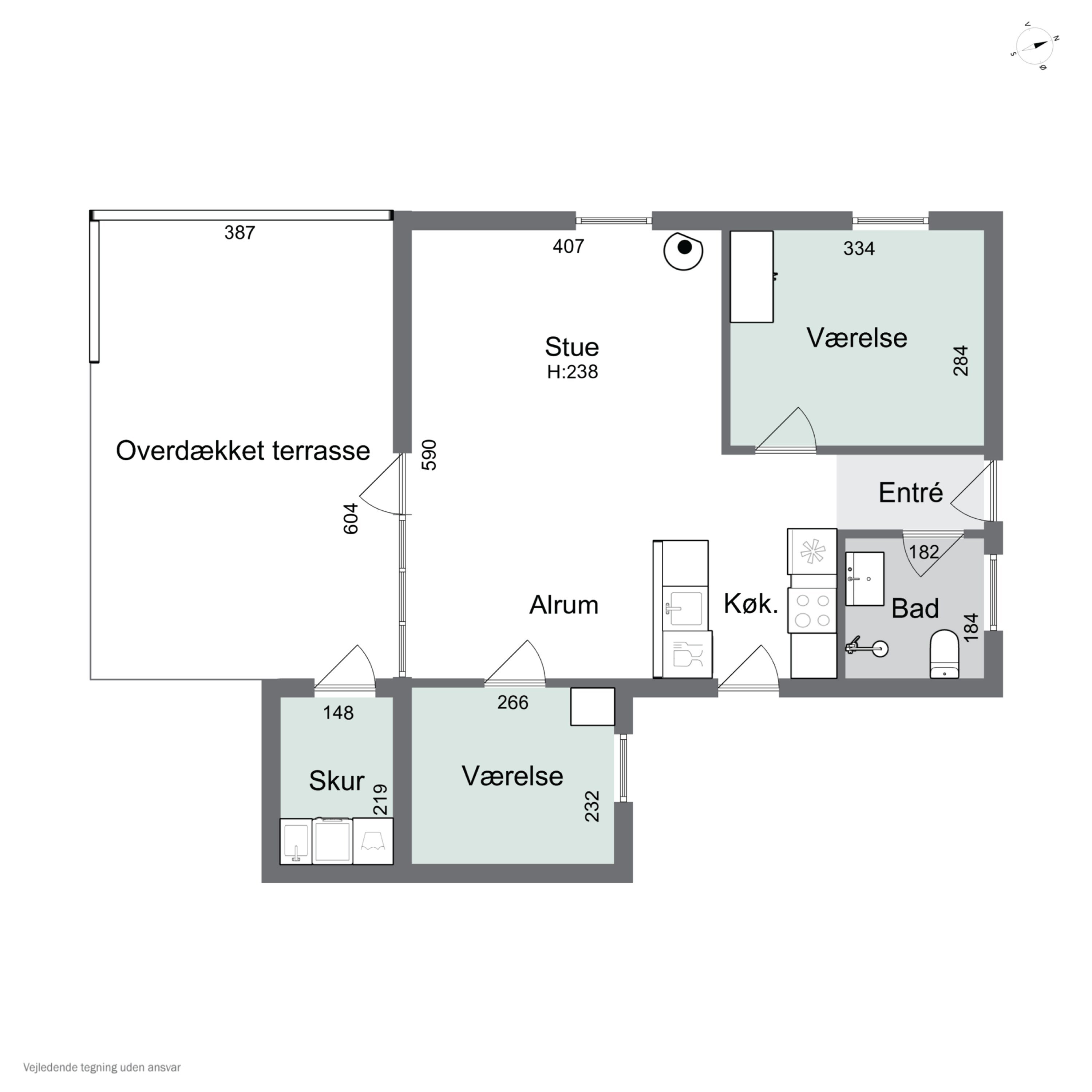 Plantegninger billede af Sulevej 14, Helligsø, 7760 Hurup Thy