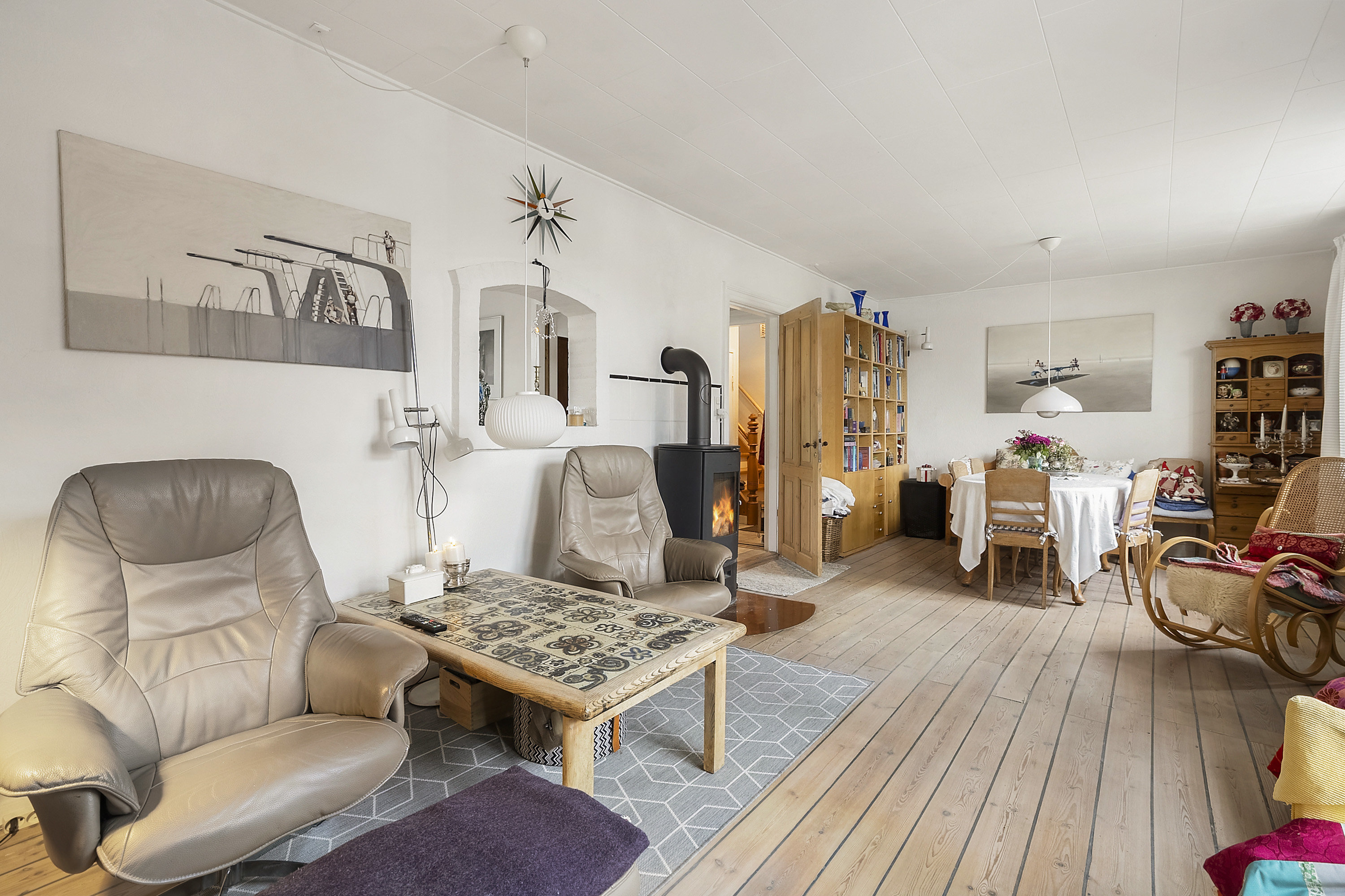 Fremhævet stue billede i fuldskærmstilstand. Billede af Stenvangen 3, 4220 Korsør