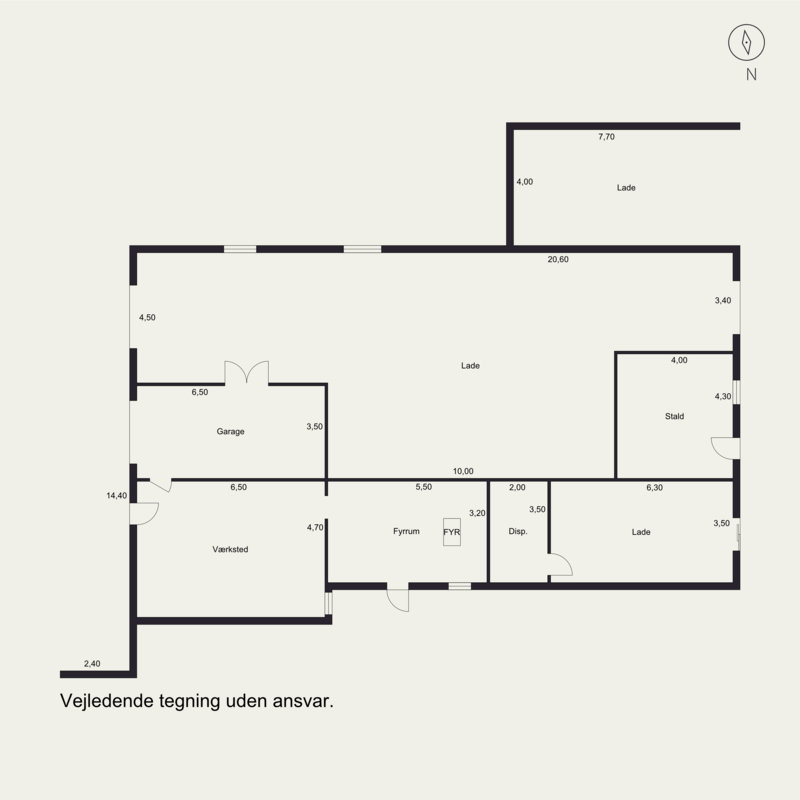 Plantegninger billede af Kirkeforte 8, Hammelev, 6500 Vojens