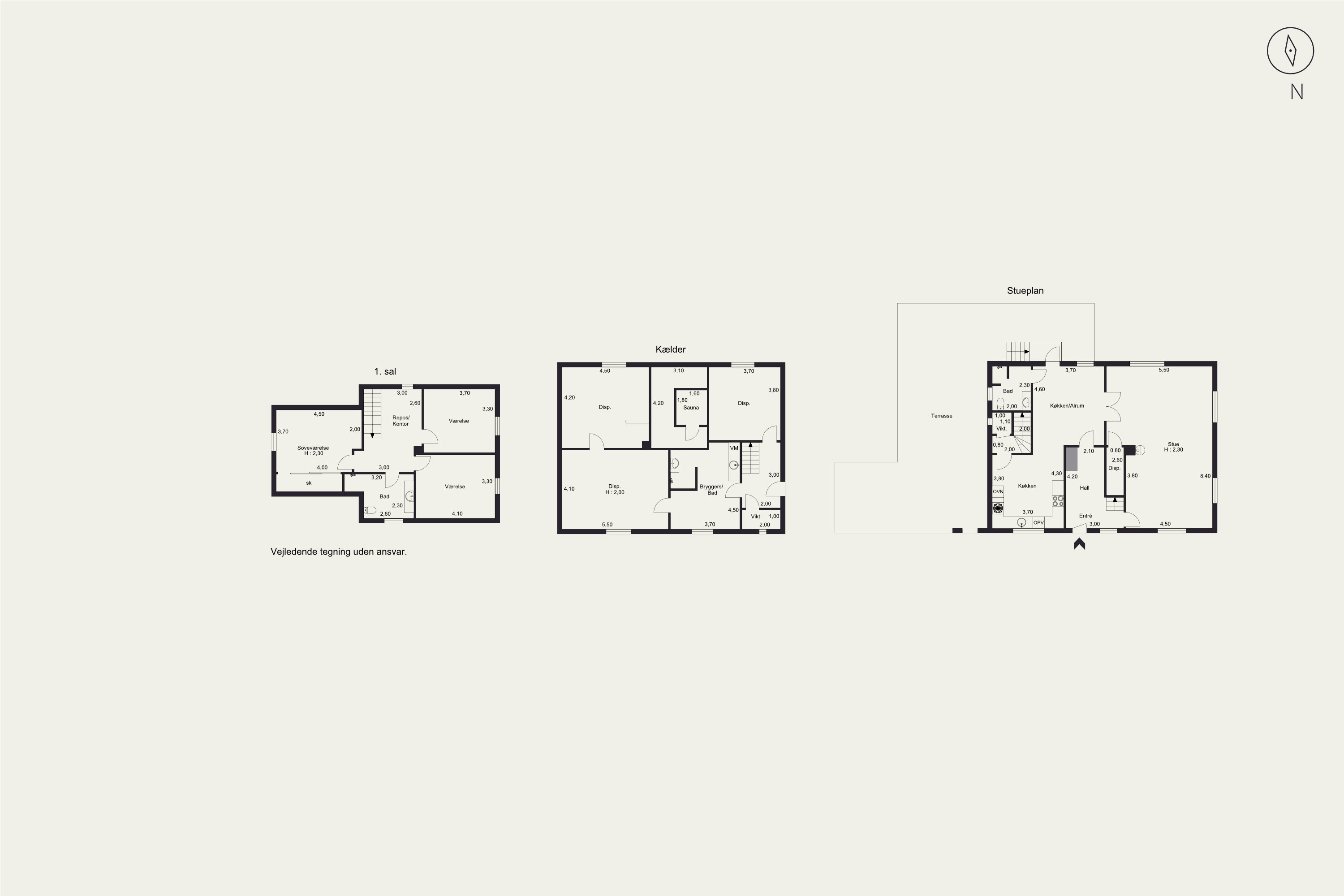 Plantegninger billede af Kirkeforte 8, Hammelev, 6500 Vojens