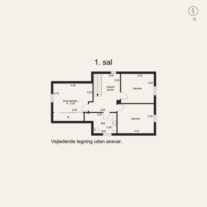 Plantegninger billede af Kirkeforte 8, Hammelev, 6500 Vojens