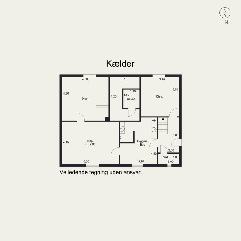 Plantegninger billede af Kirkeforte 8, Hammelev, 6500 Vojens