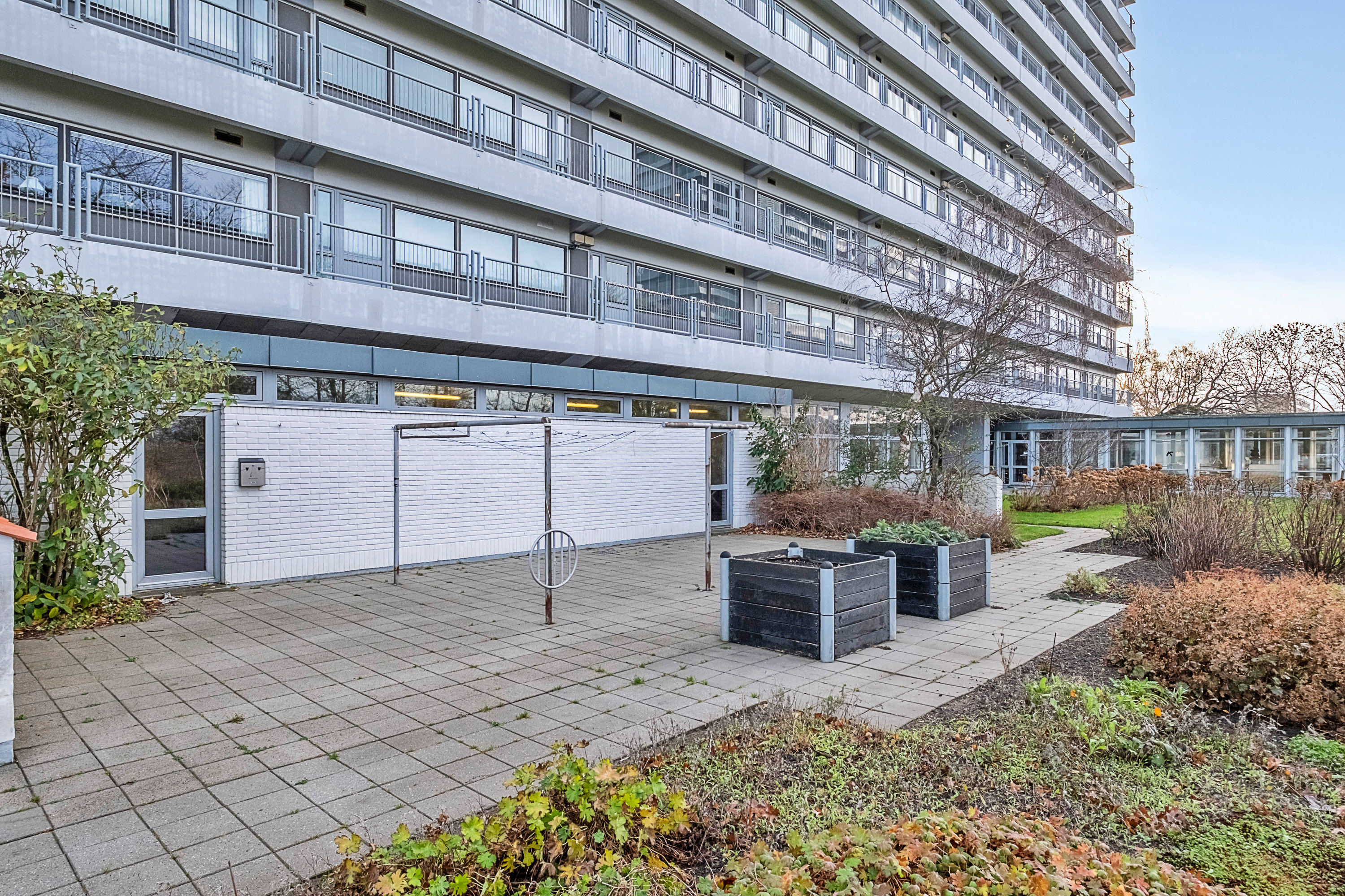 Fremhævet gårdmiljø billede i fuldskærmstilstand. Billede af Augustenborggade 21A, 6. mf., 8000 Aarhus C