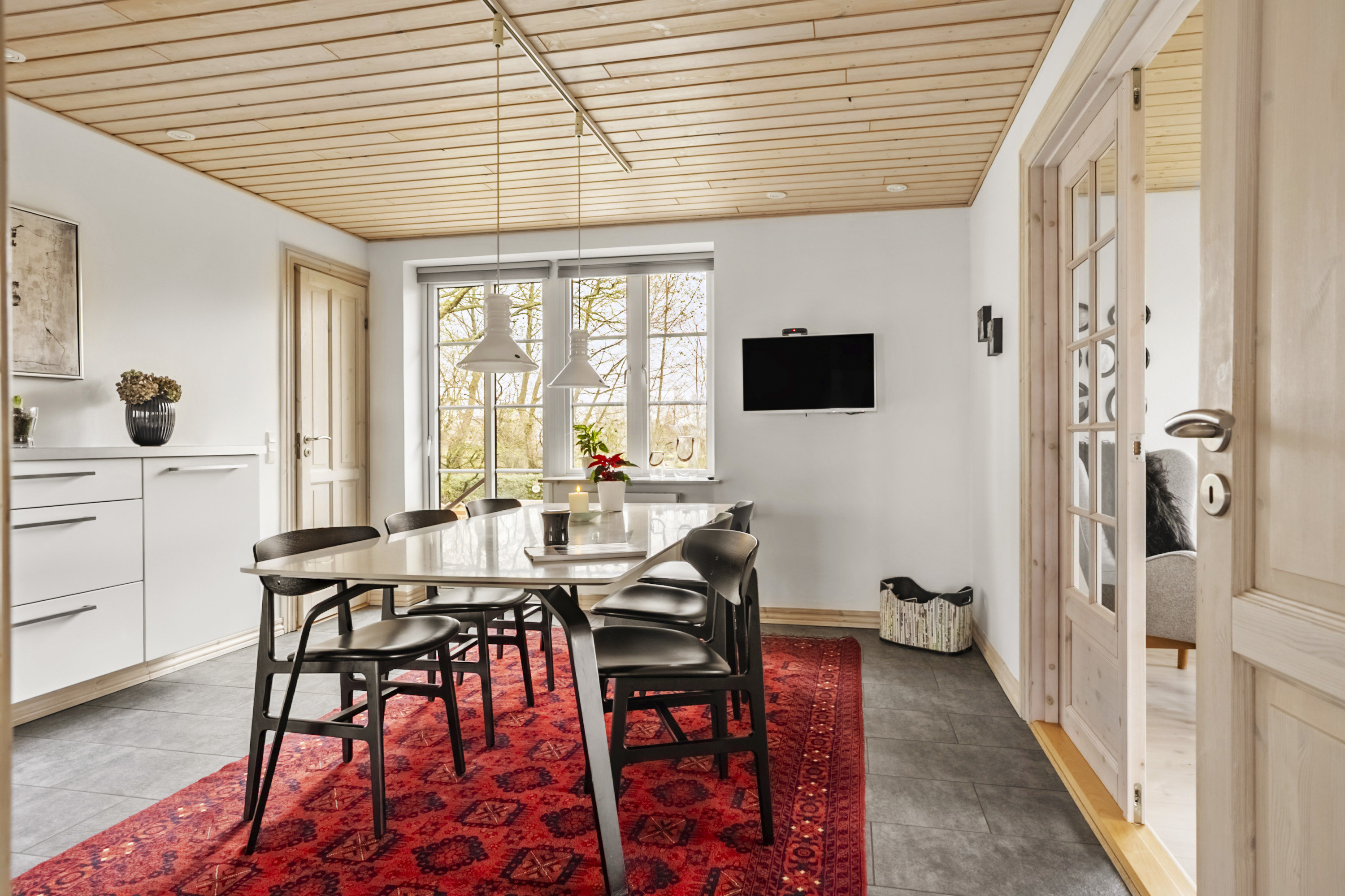 Fremhævet spisestue billede i fuldskærmstilstand. Billede af Kirkeforte 8, Hammelev, 6500 Vojens