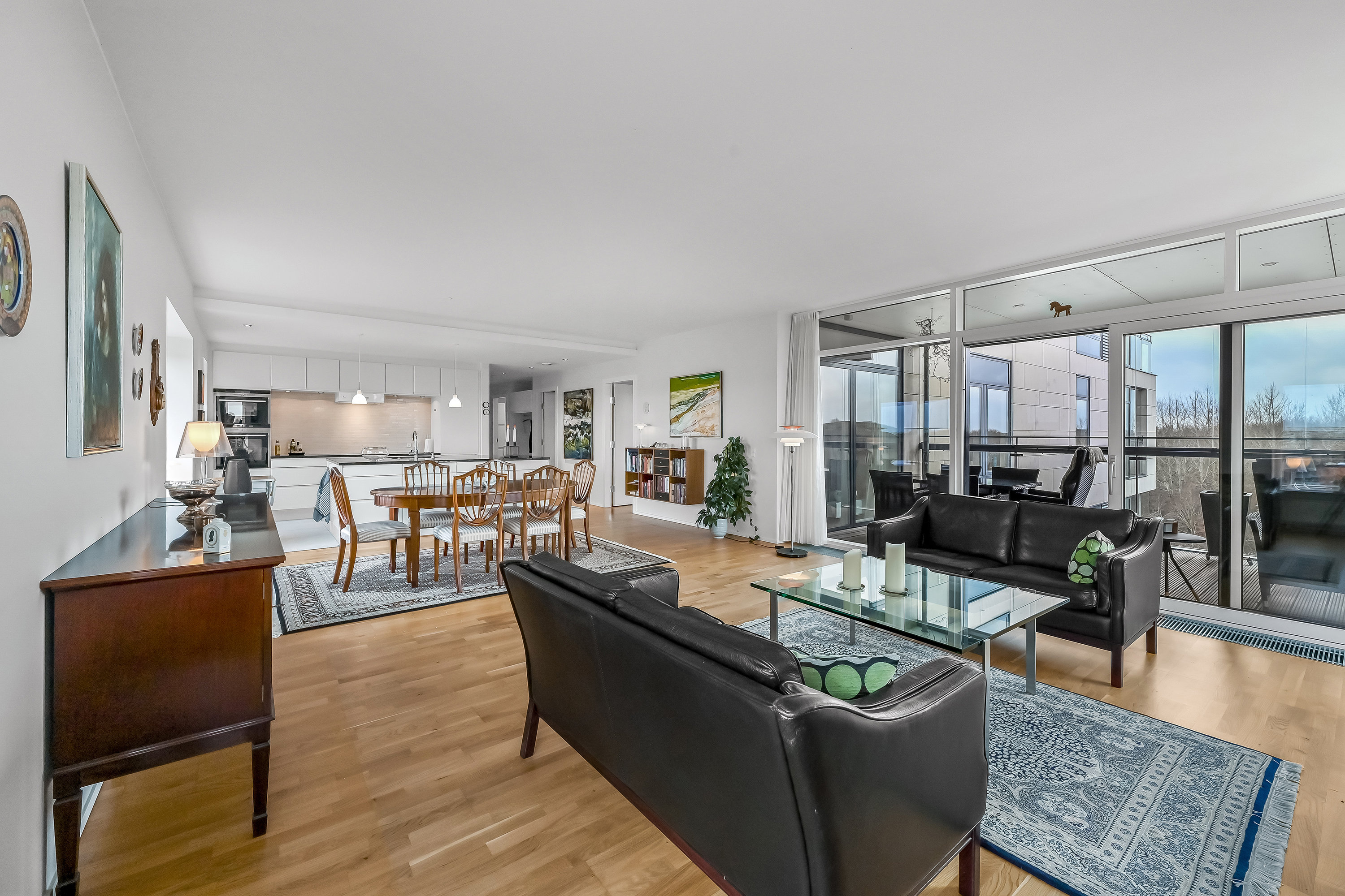 Fremhævet stue billede i fuldskærmstilstand. Billede af Grøndahlsvej 25, 4. 3., 7400 Herning