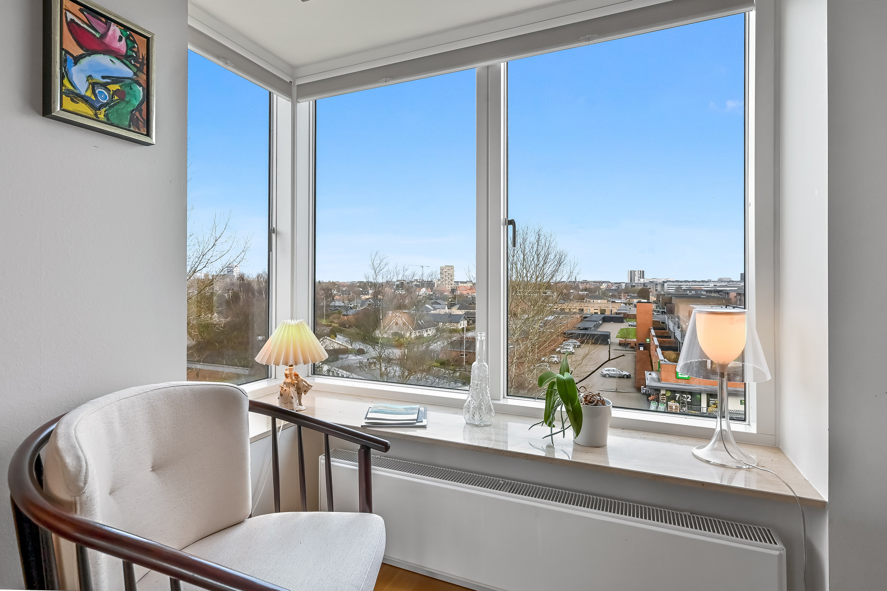 Fremhævet stue billede i fuldskærmstilstand. Billede af Grøndahlsvej 25, 4. 3., 7400 Herning