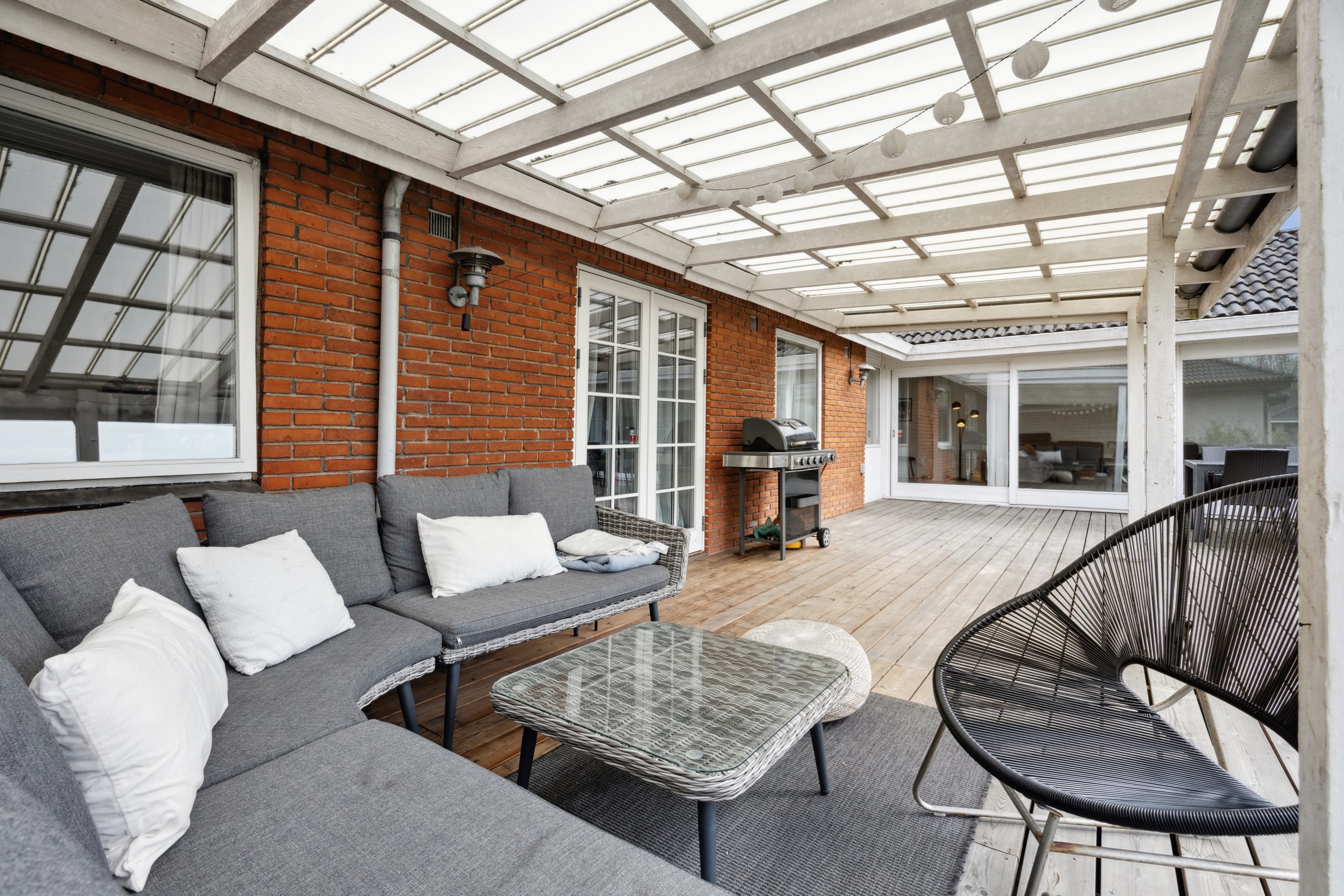 Fremhævet terrasse billede i fuldskærmstilstand. Billede af Krogager 3, 2670 Greve