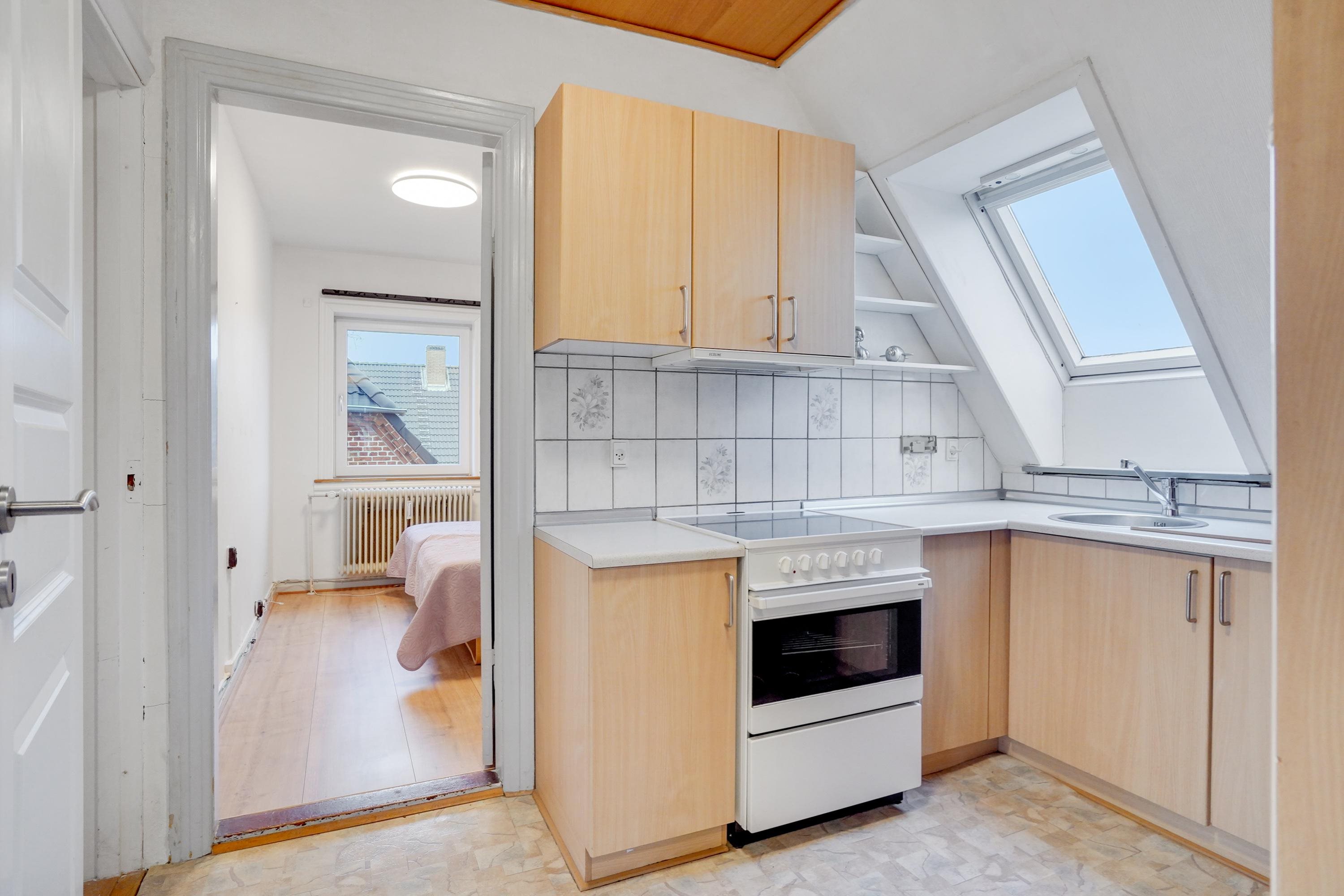 Fremhævet køkken billede i fuldskærmstilstand. Billede af Rosenvængets Alle 21, 9700 Brønderslev