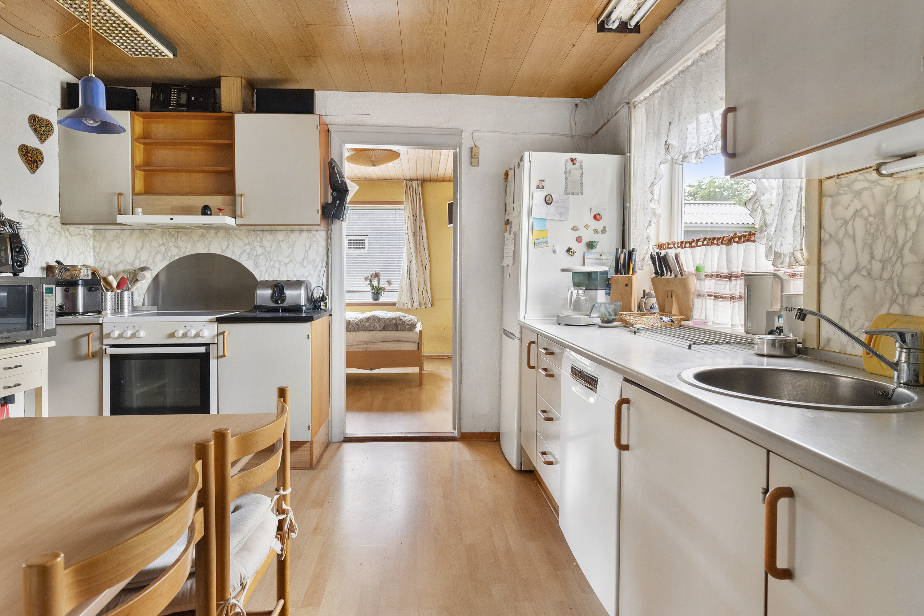 Fremhævet køkken billede i fuldskærmstilstand. Billede af Oddevej 44, Klim, 9690 Fjerritslev