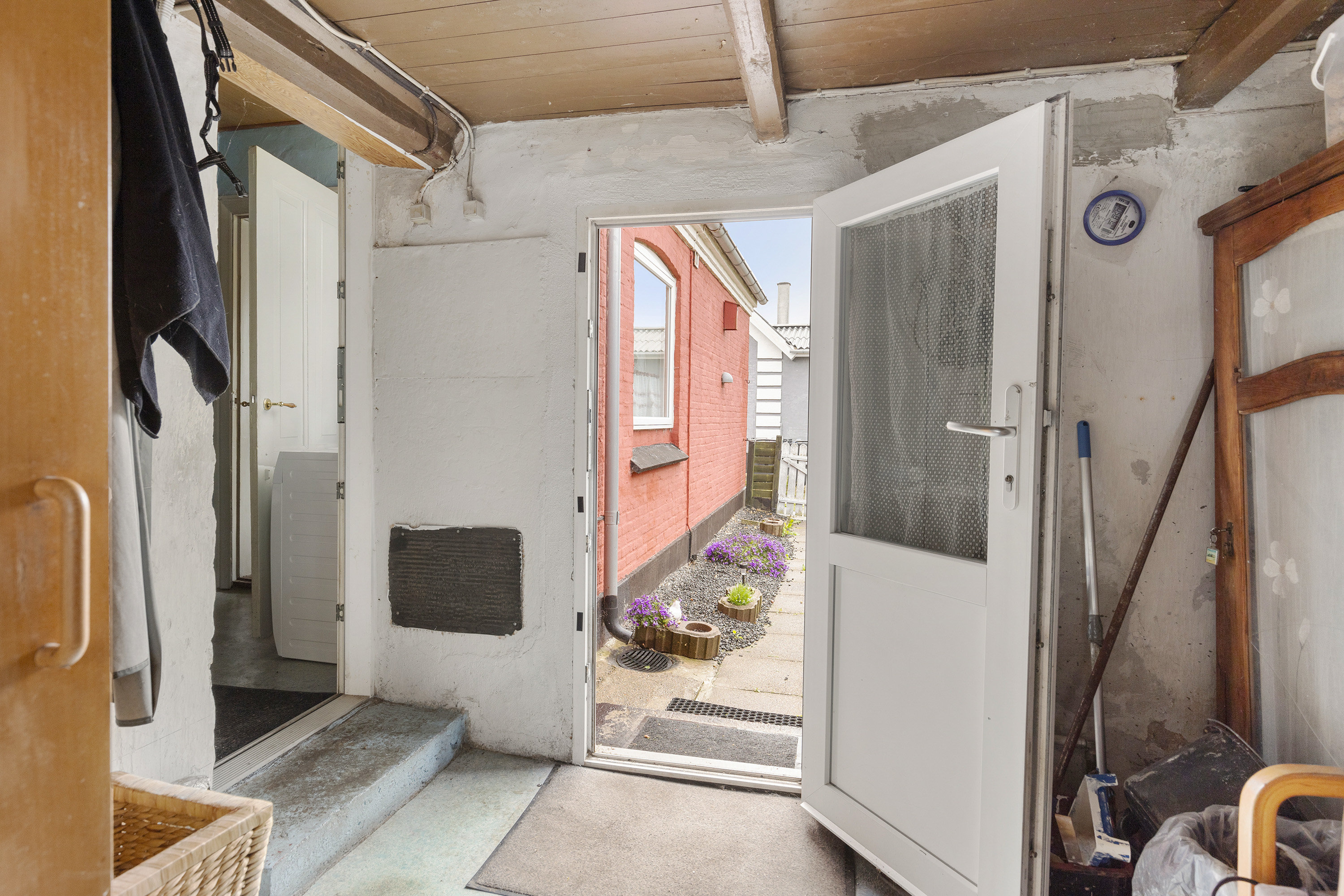 Fremhævet baggang billede i fuldskærmstilstand. Billede af Oddevej 44, Klim, 9690 Fjerritslev