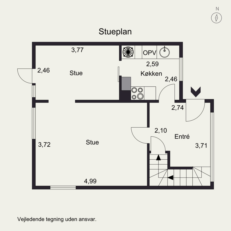 Plantegninger billede af Hasselvej 8, 6705 Esbjerg Ø