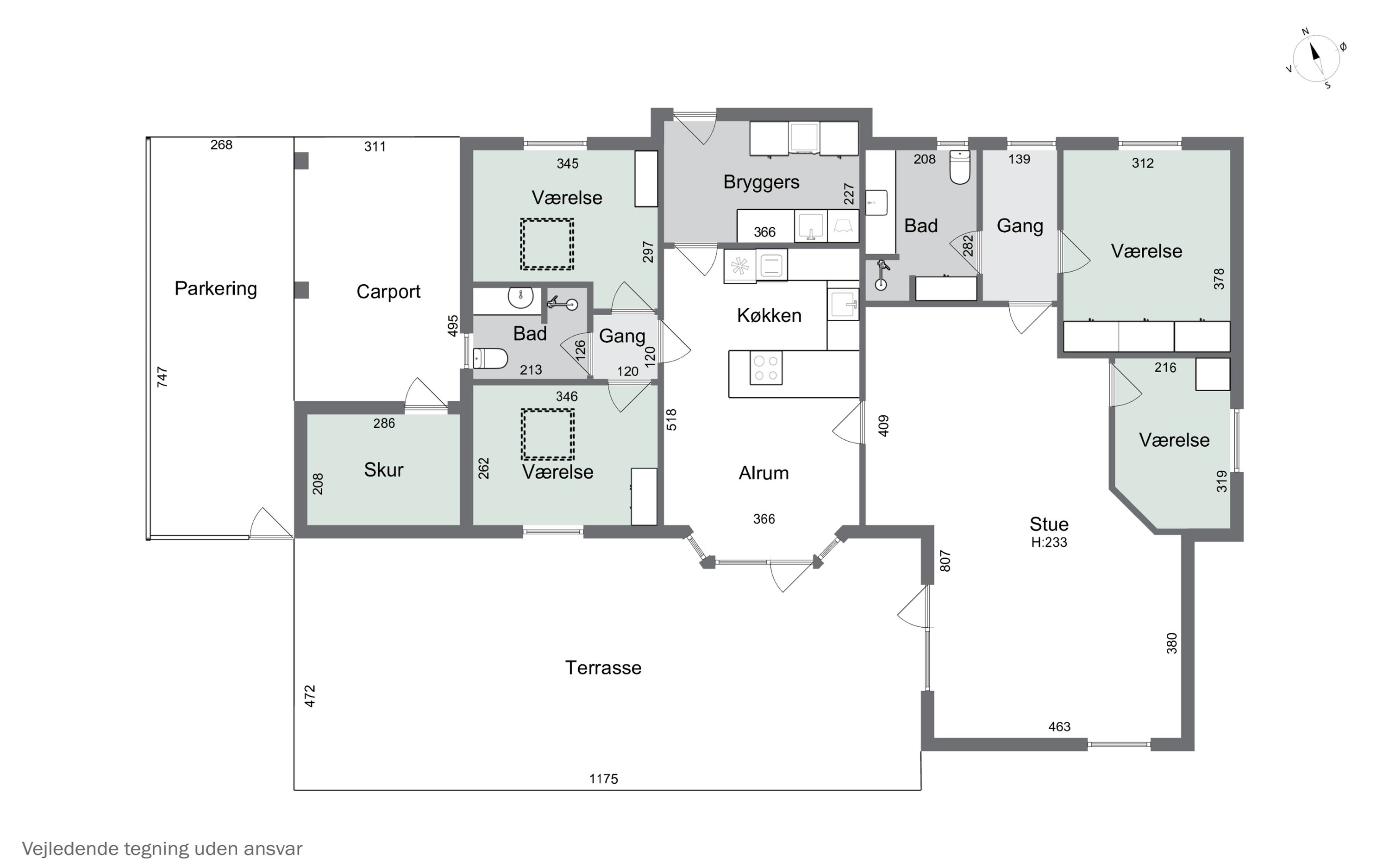 Plantegninger billede af Plantagevej 77, 5462 Morud