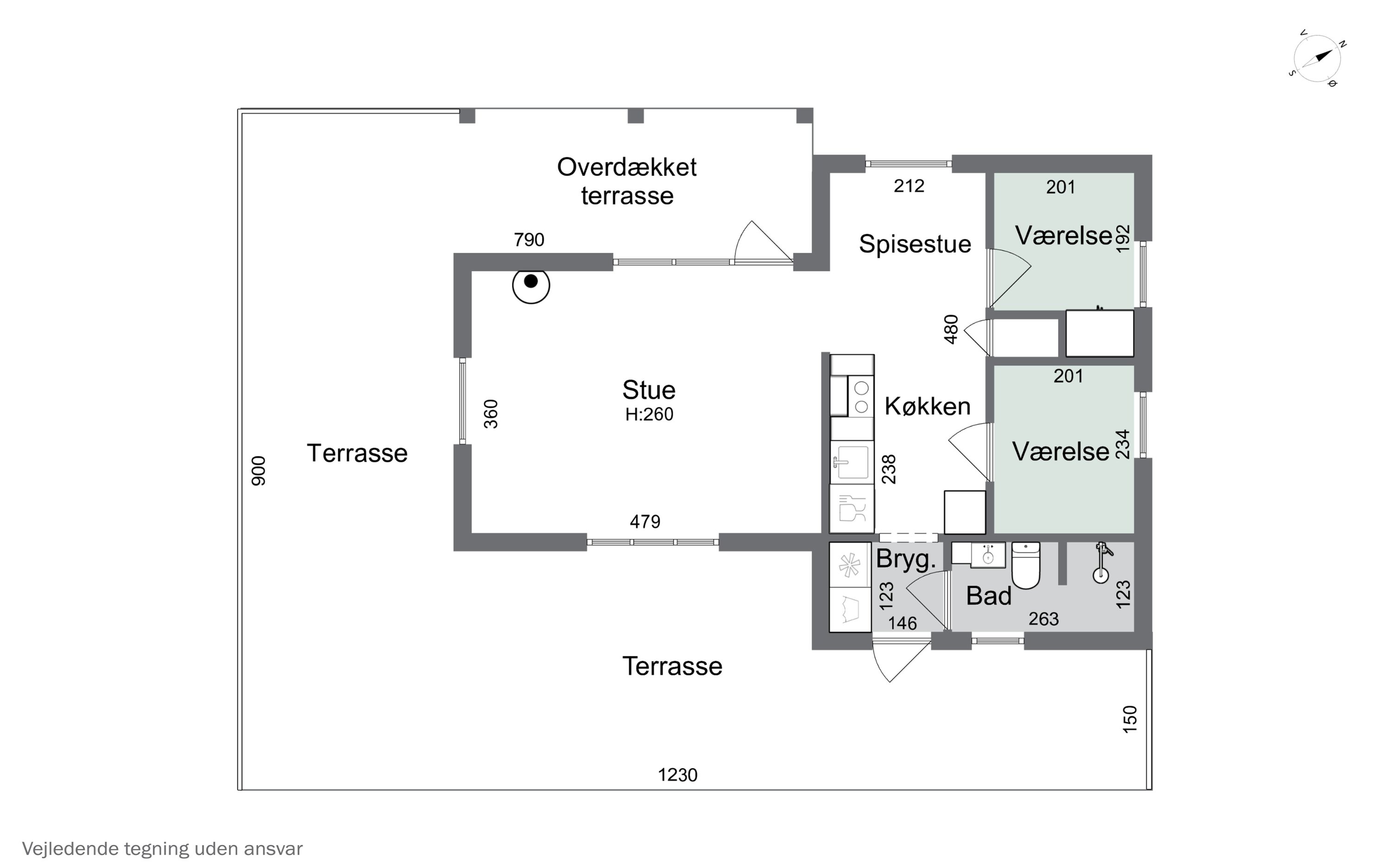 Plantegninger billede af Strandparken 7, Bøsserup, 4500 Nykøbing Sj