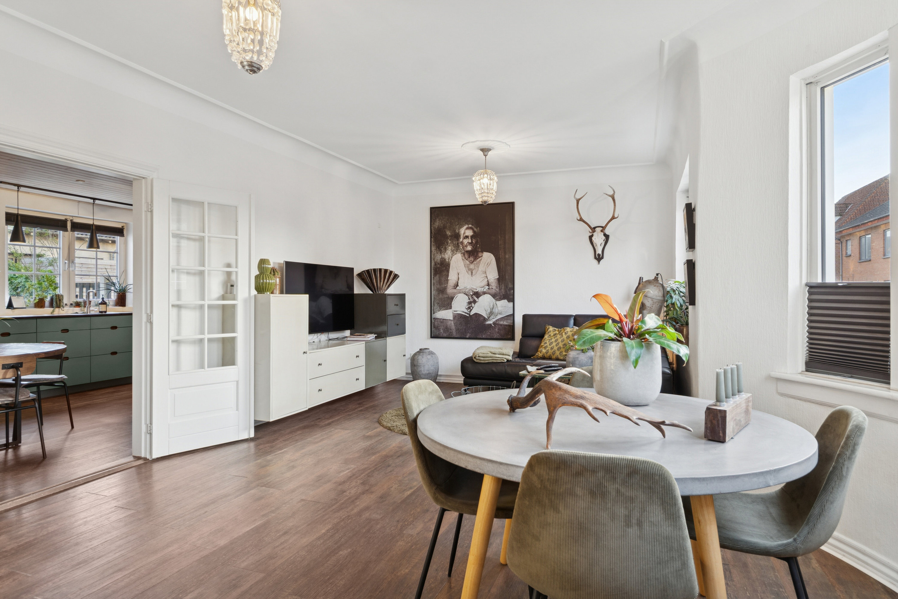 Fremhævet spisestue billede i fuldskærmstilstand. Billede af Grønnegade 20, 7430 Ikast