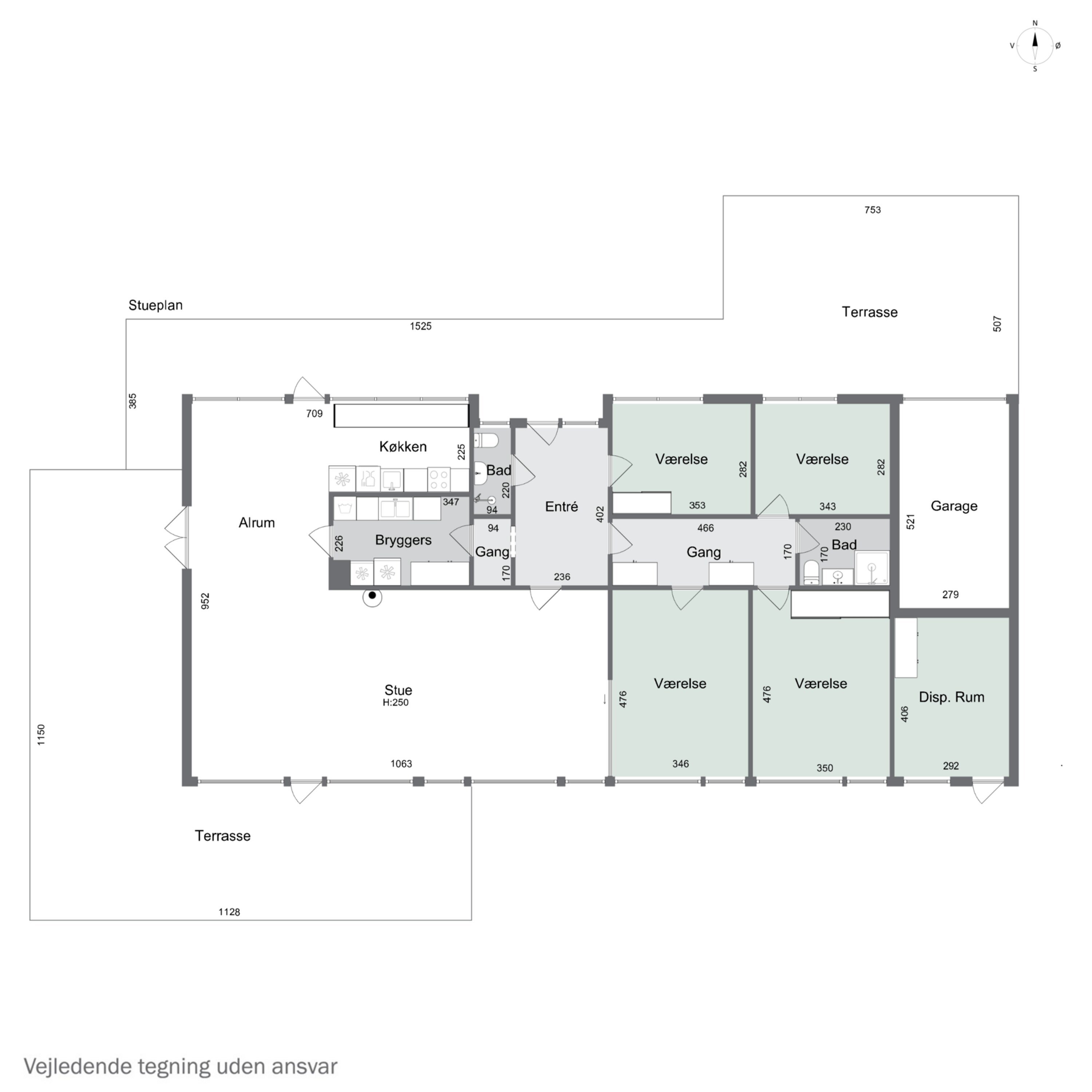 Plantegninger billede af Langs Hegnet 13, 2800 Kongens Lyngby